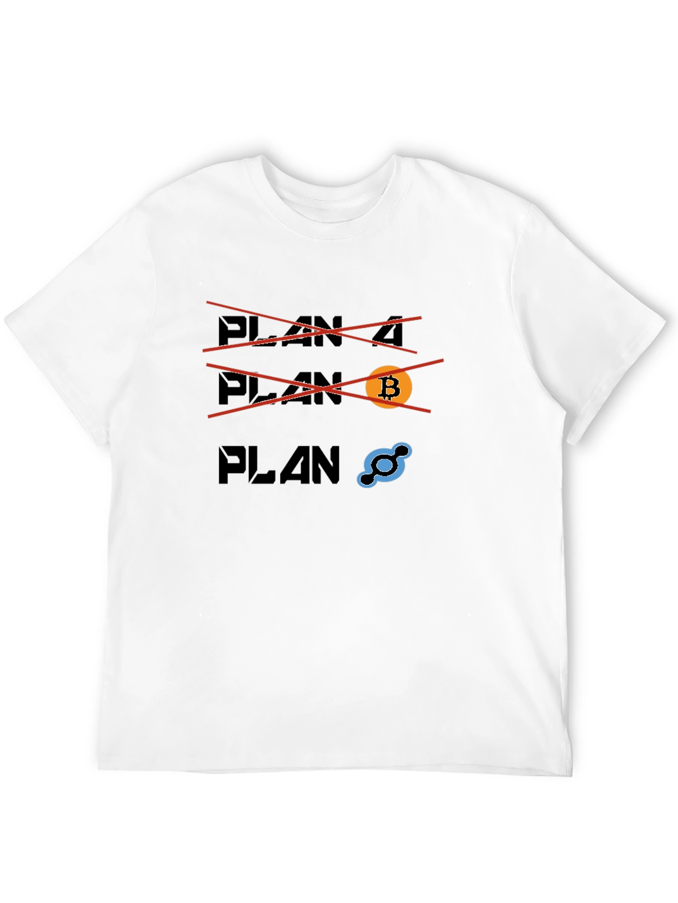 Black Crypto Plan T-Shirt - Bitcoin & Helium view 12