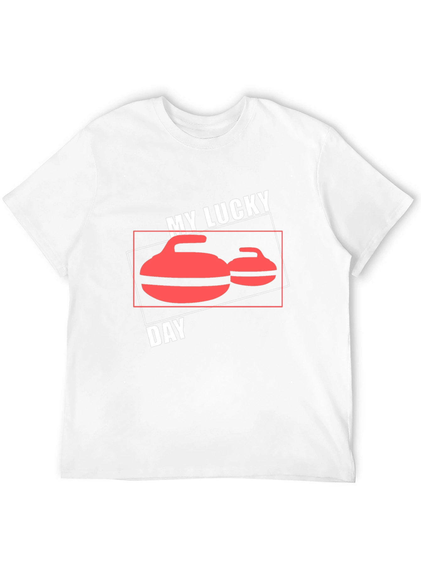 Black My Lucky Day Curling T-Shirt - Sports Tee view 12