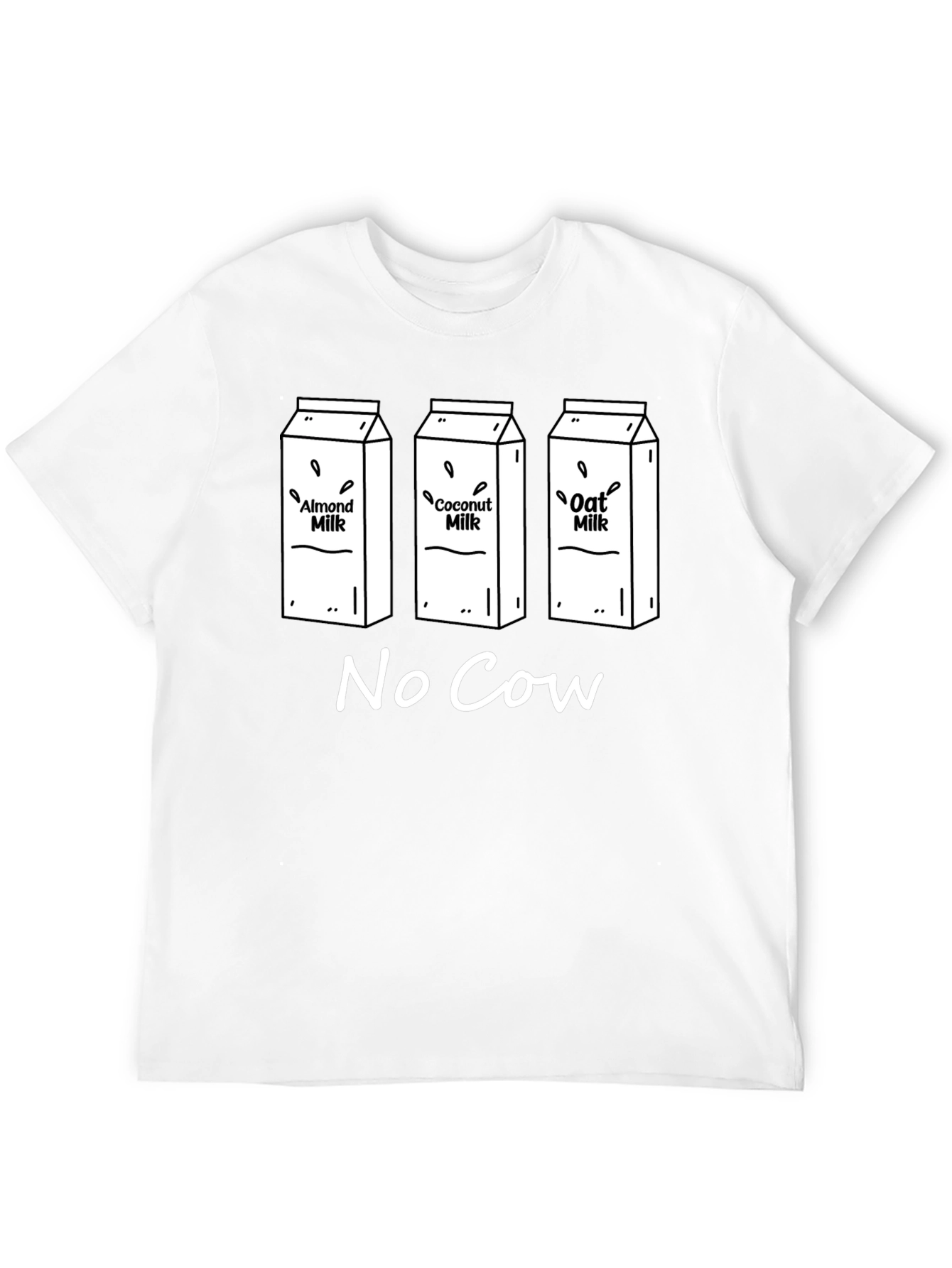 Vegan Milk T-Shirt - No Cow - 12