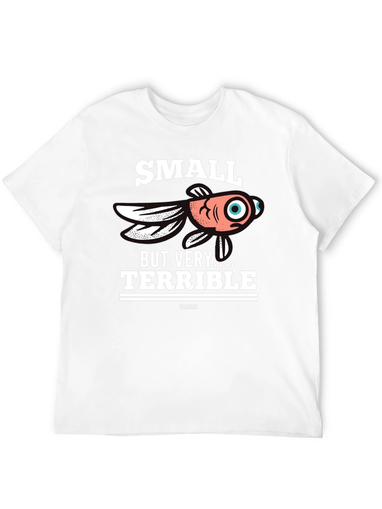 Black Small But Terrible Fish T-Shirt view 12