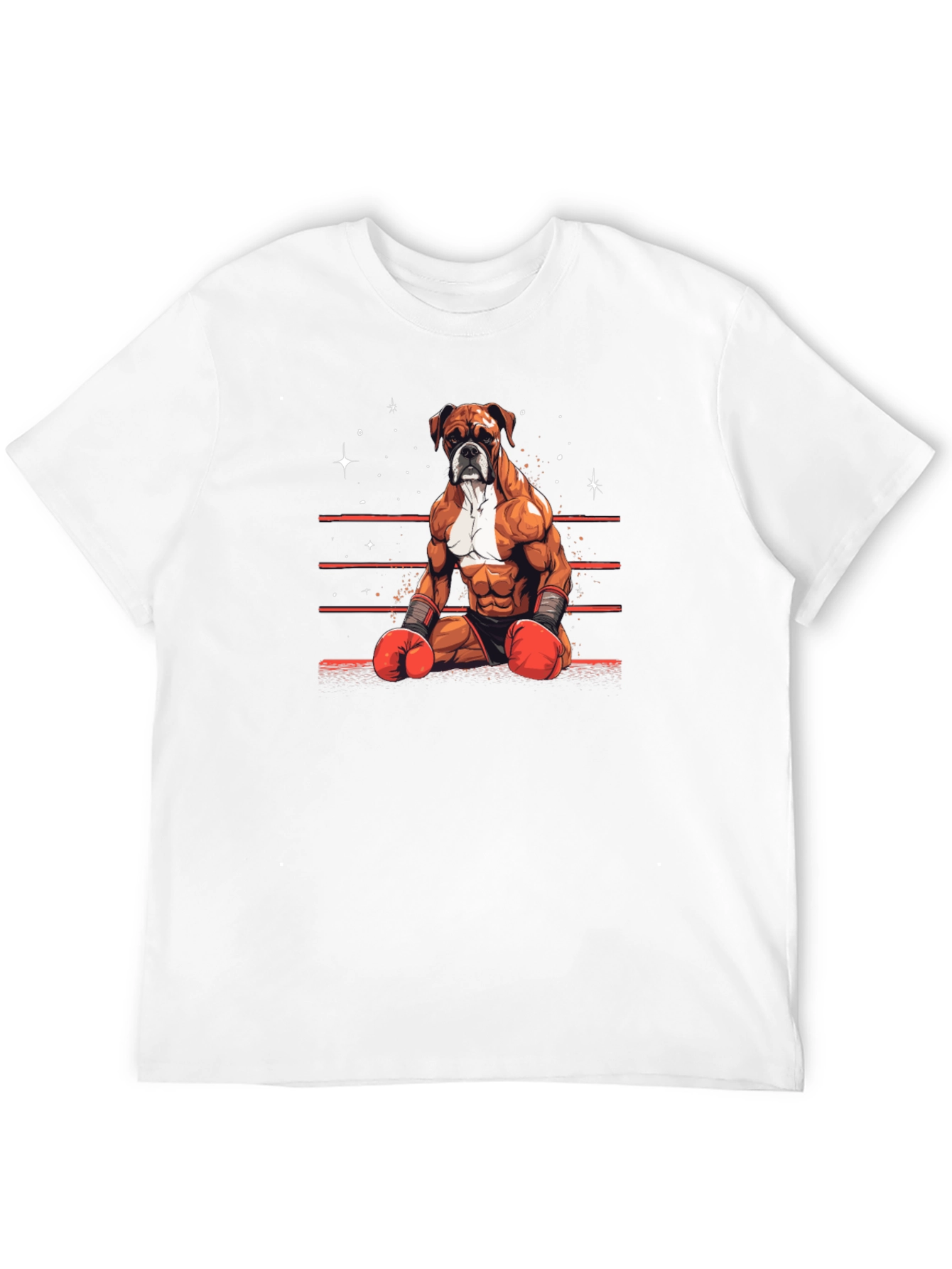 Black Boxer Dog Boxing T-Shirt - Funny Animal Lover Tee view 12