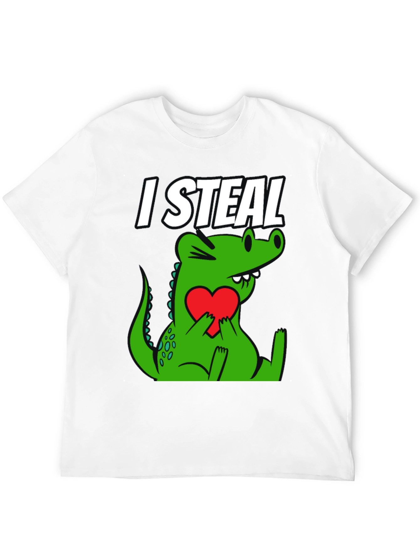 I Steal Hearts Alligator Graphic T-Shirt - 12