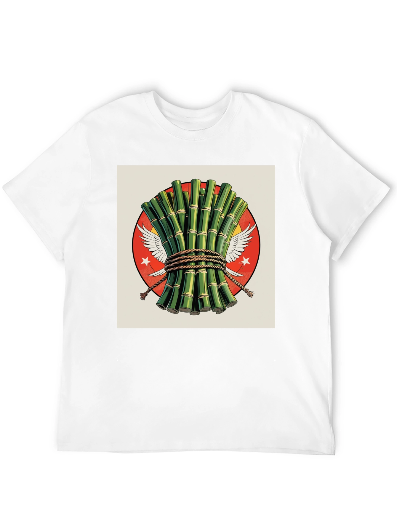 Black Bamboo Graphic Tee - Stylish, Unique Design view 12
