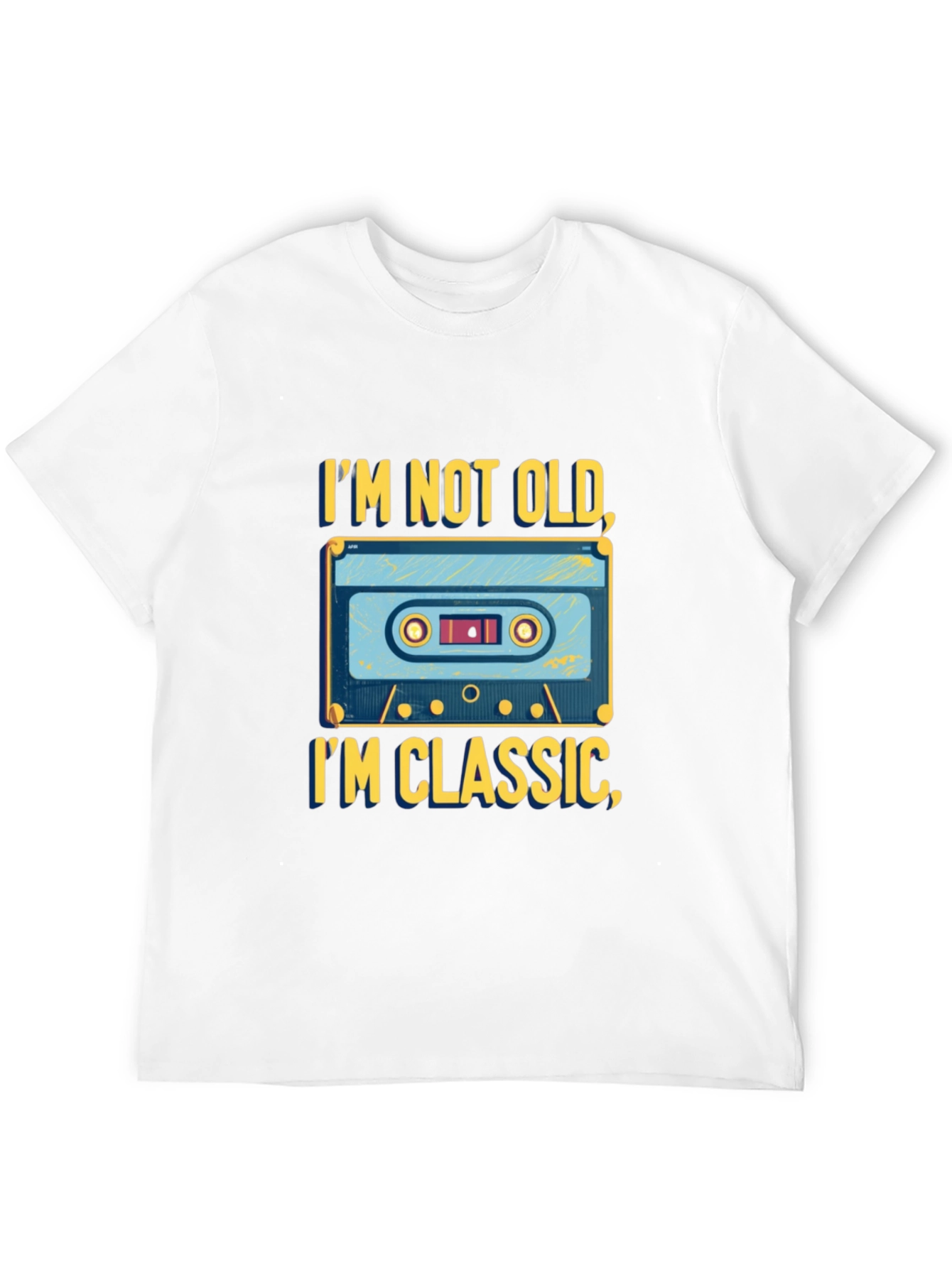 Black Classic Cassette Tape T-Shirt - Retro Style view 12