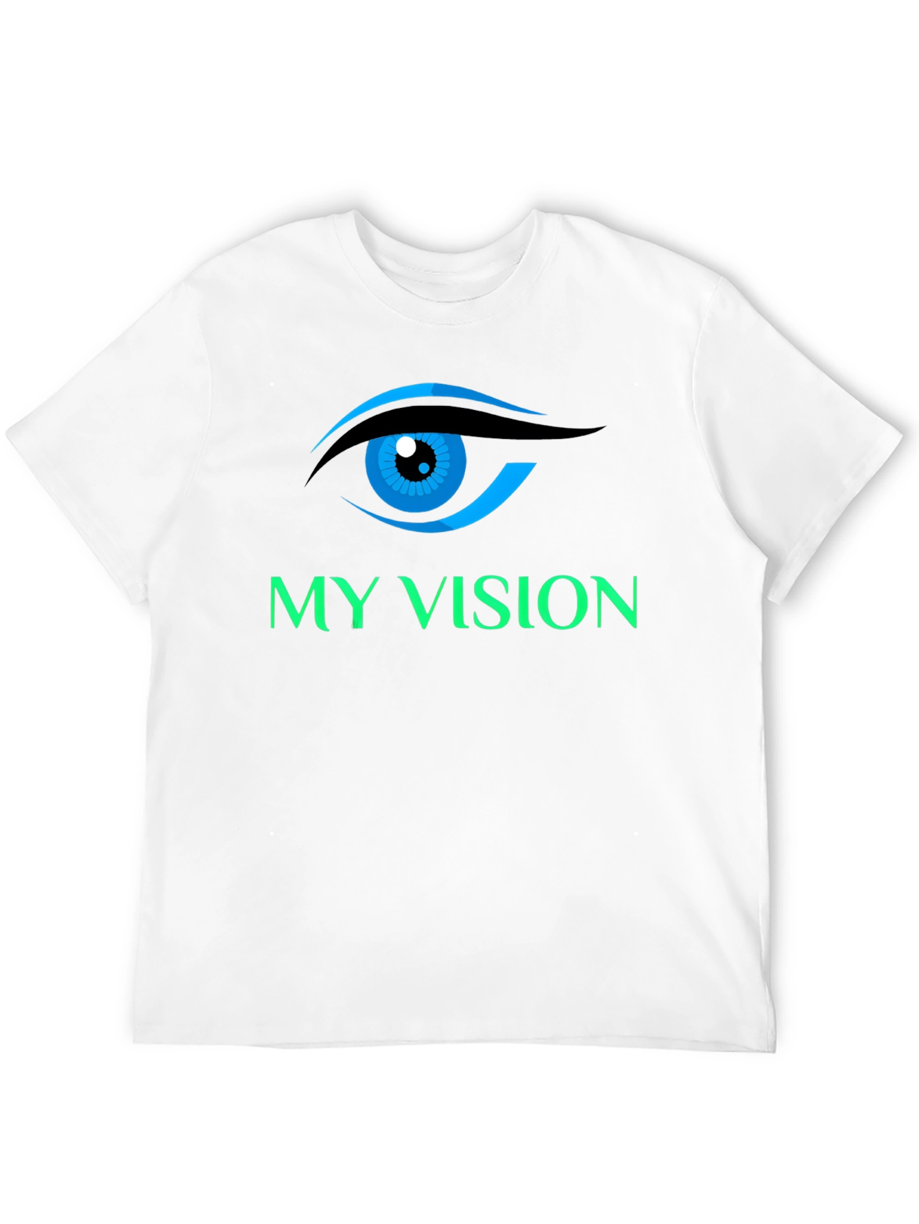 Black My Vision Graphic Tee - Eye See You T-Shirt view 12