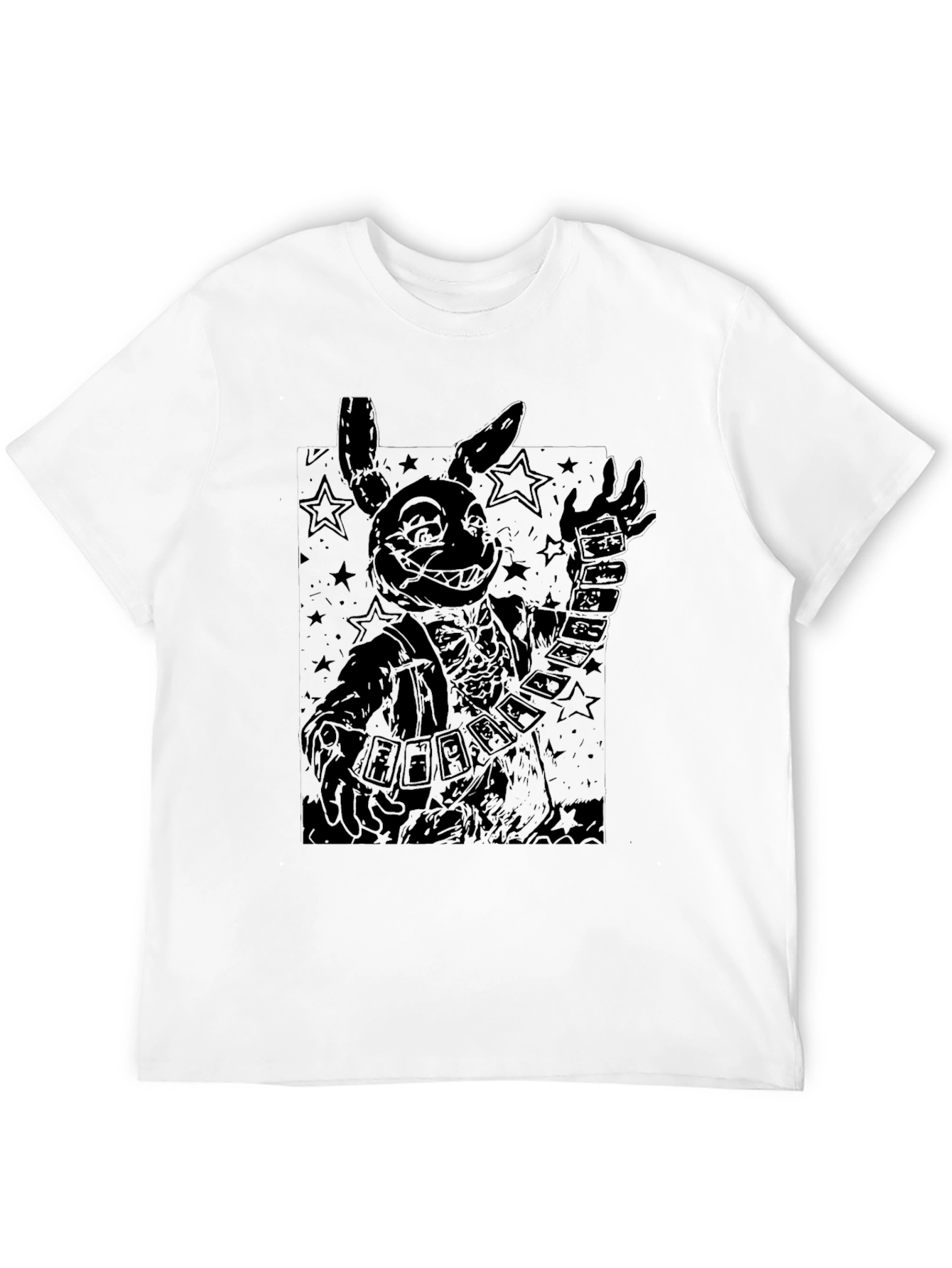Black Dark Rabbit Graphic Tee - Men's Black T-Shirt view 12