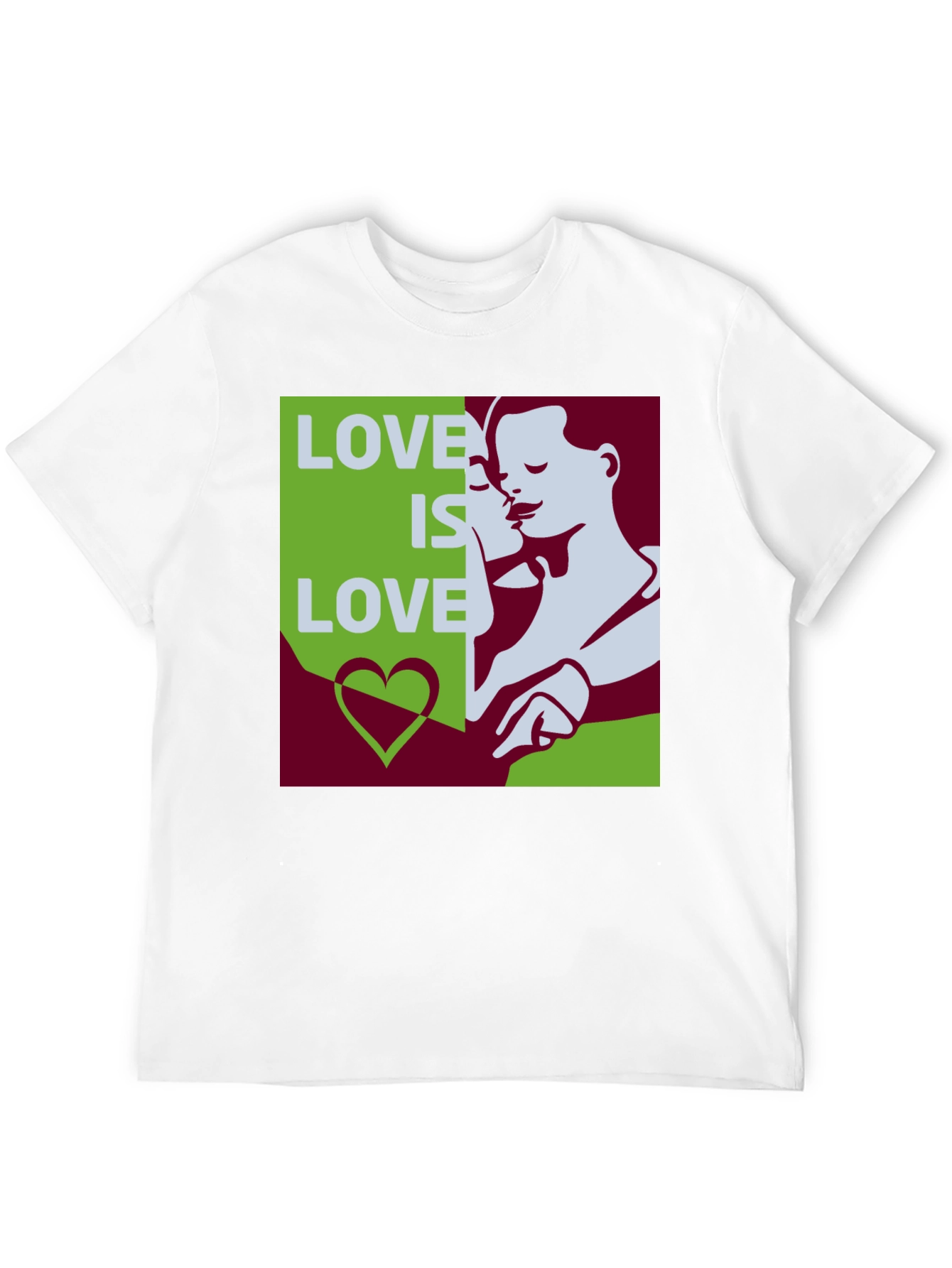 Black Love Is Love Graphic Tee - Black Cotton Blend view 12