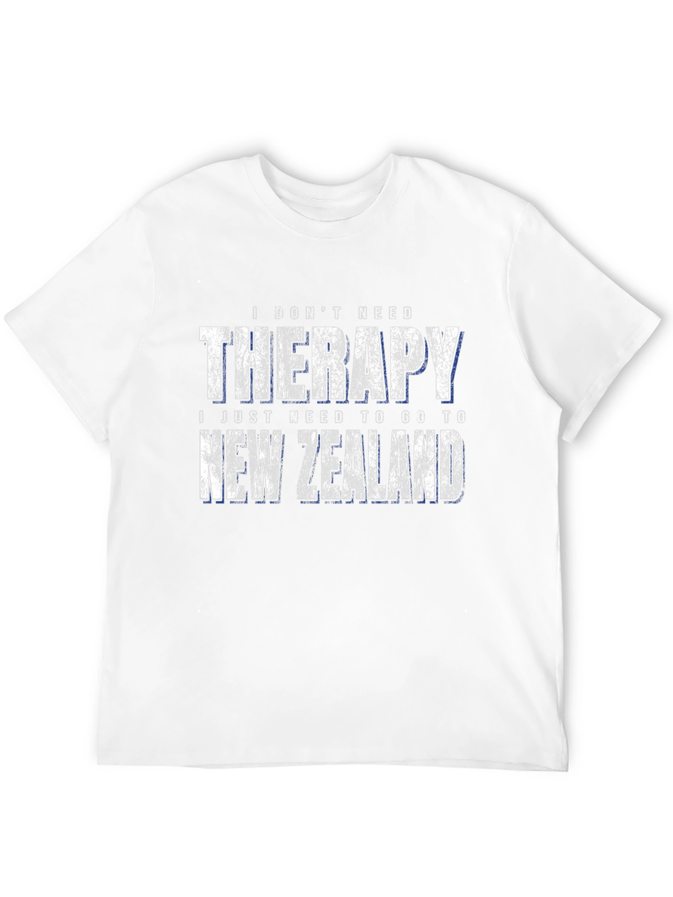 Black Therapy New Zealand Graphic Tee - Funny Travel Shirt view 12