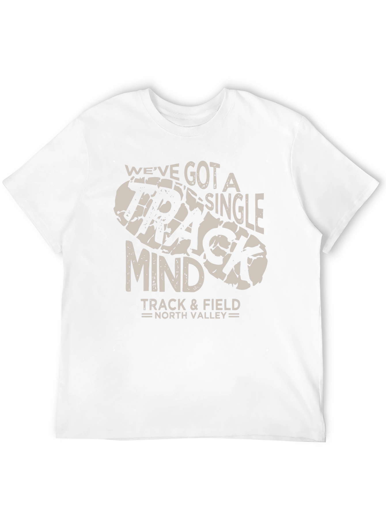 Black Track Mind T-Shirt - North Valley Track & Field Tee view 12