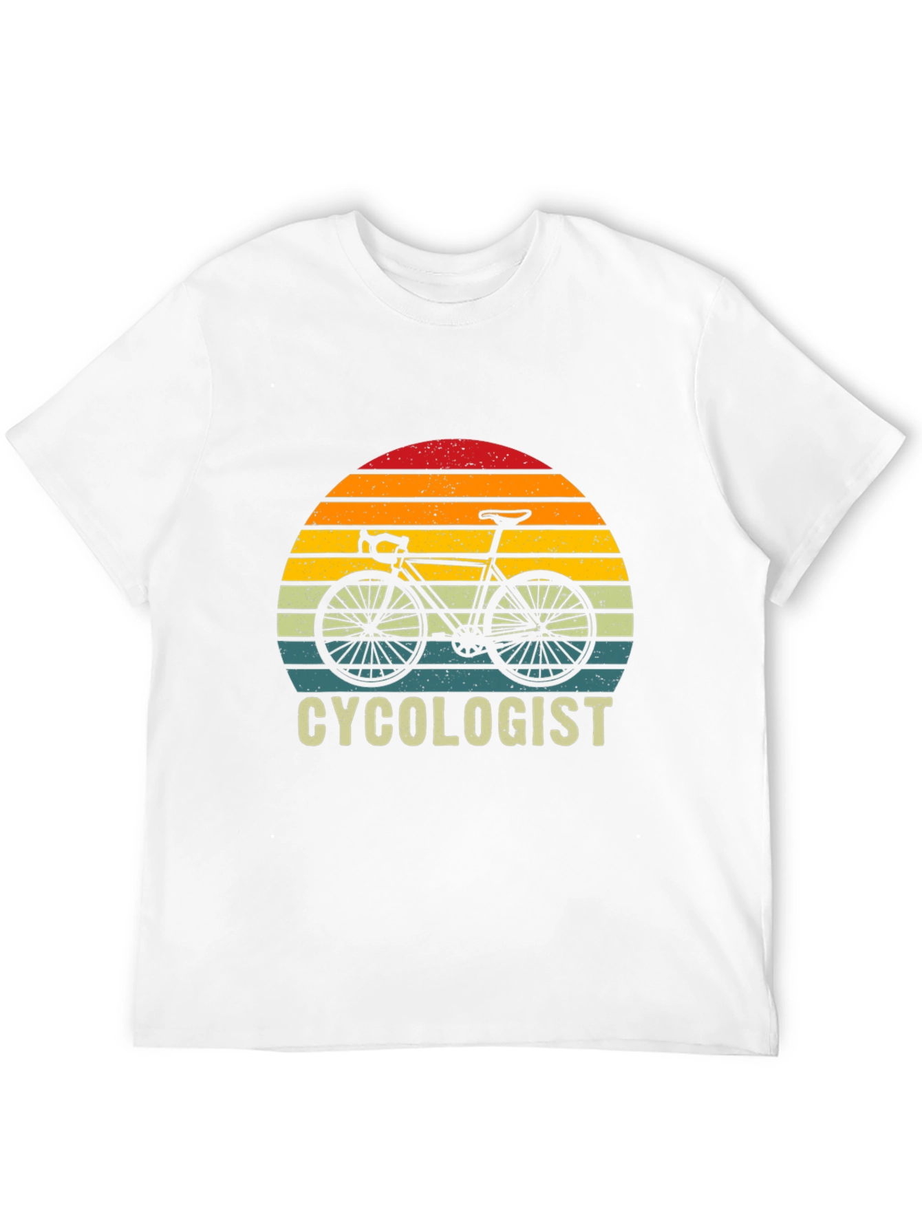 Black Cyclologist Vintage Style Graphic Tee view 12