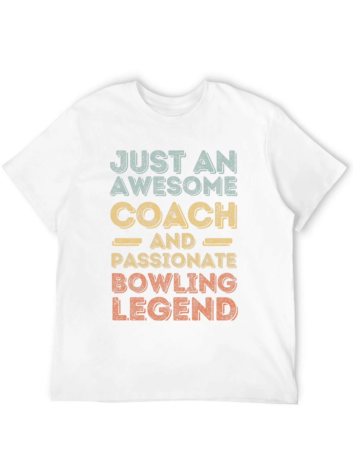 Black Awesome Bowling Coach Legend T-Shirt view 12