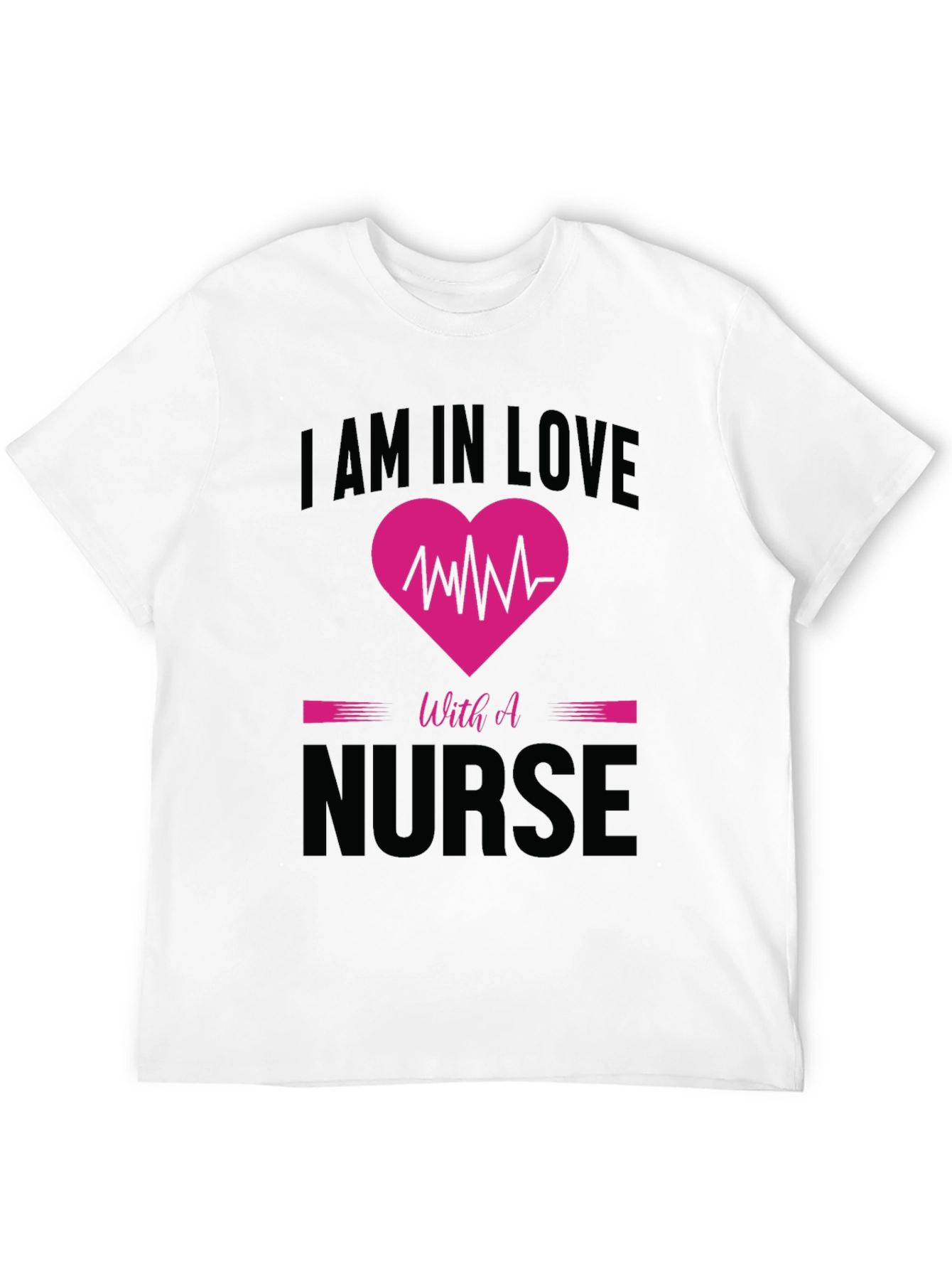 Black I'm In Love With A Nurse T-Shirt view 12