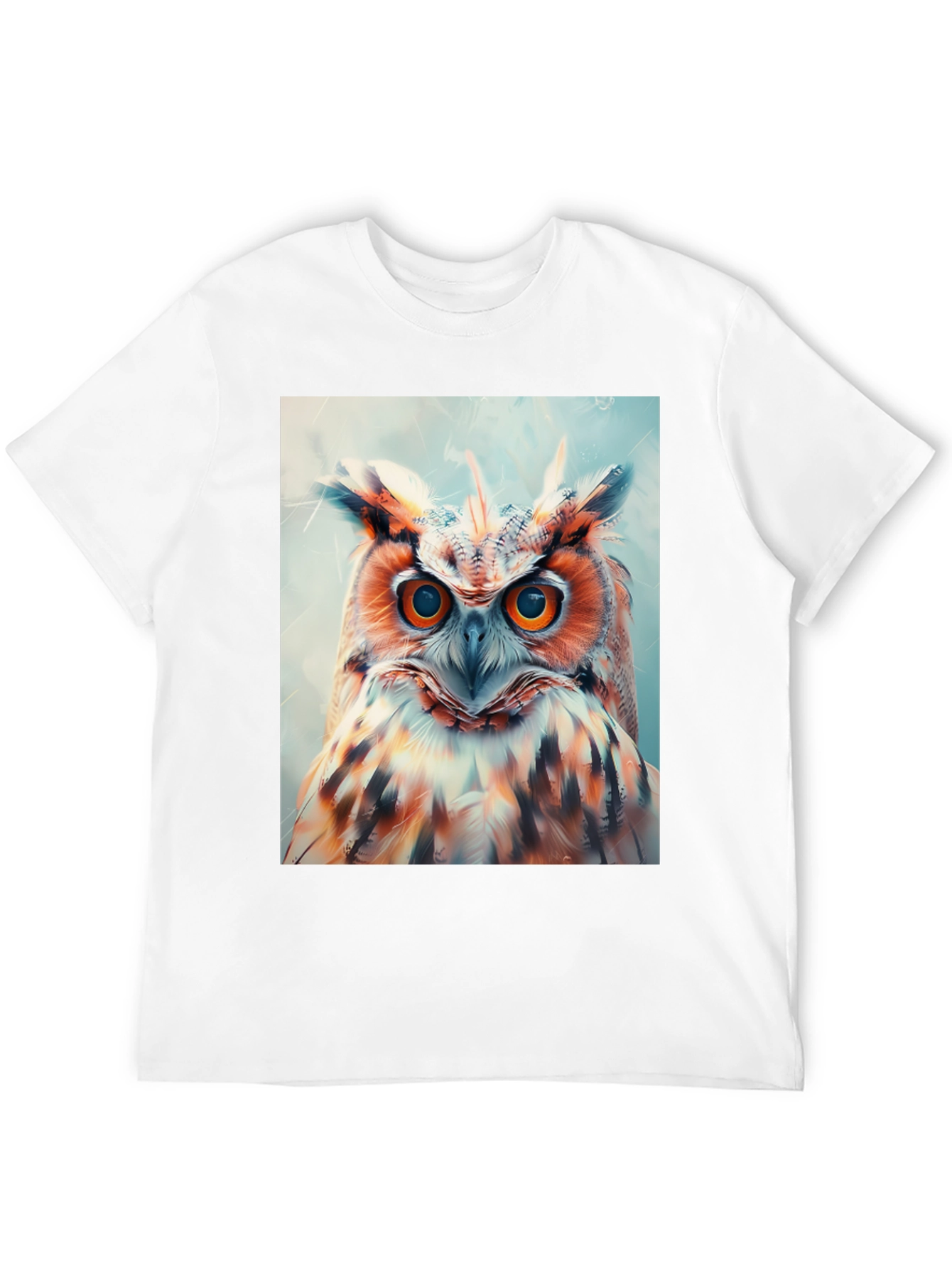 Black Owl Graphic Print Tee view 12