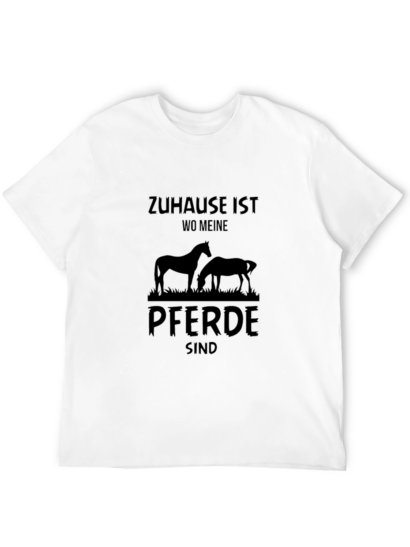 Black Horse Lover T-Shirt - Zuhause Ist Wo Meine Pferde Sind view 12