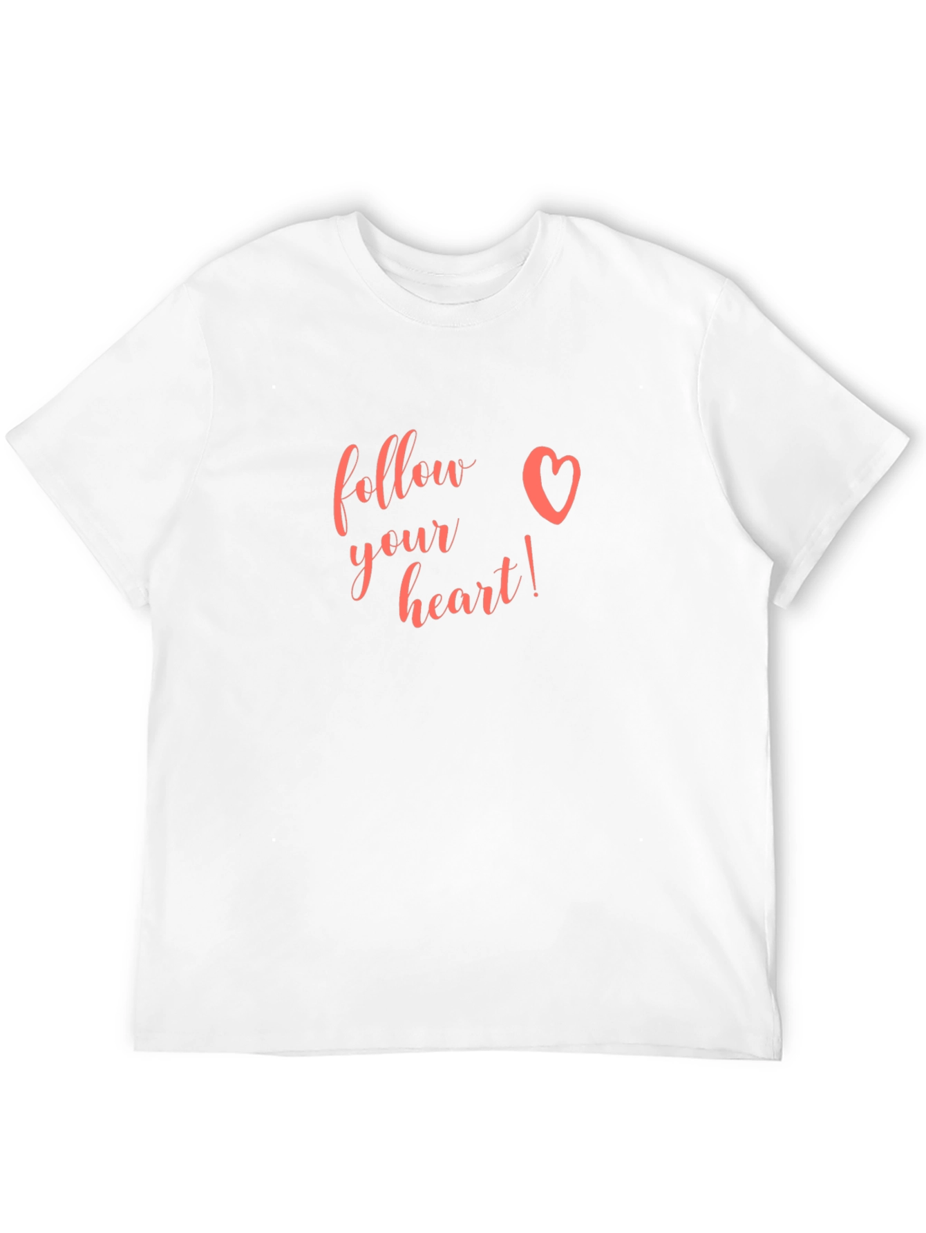 Black Follow Your Heart Graphic Tee - Black Casual Shirt view 12