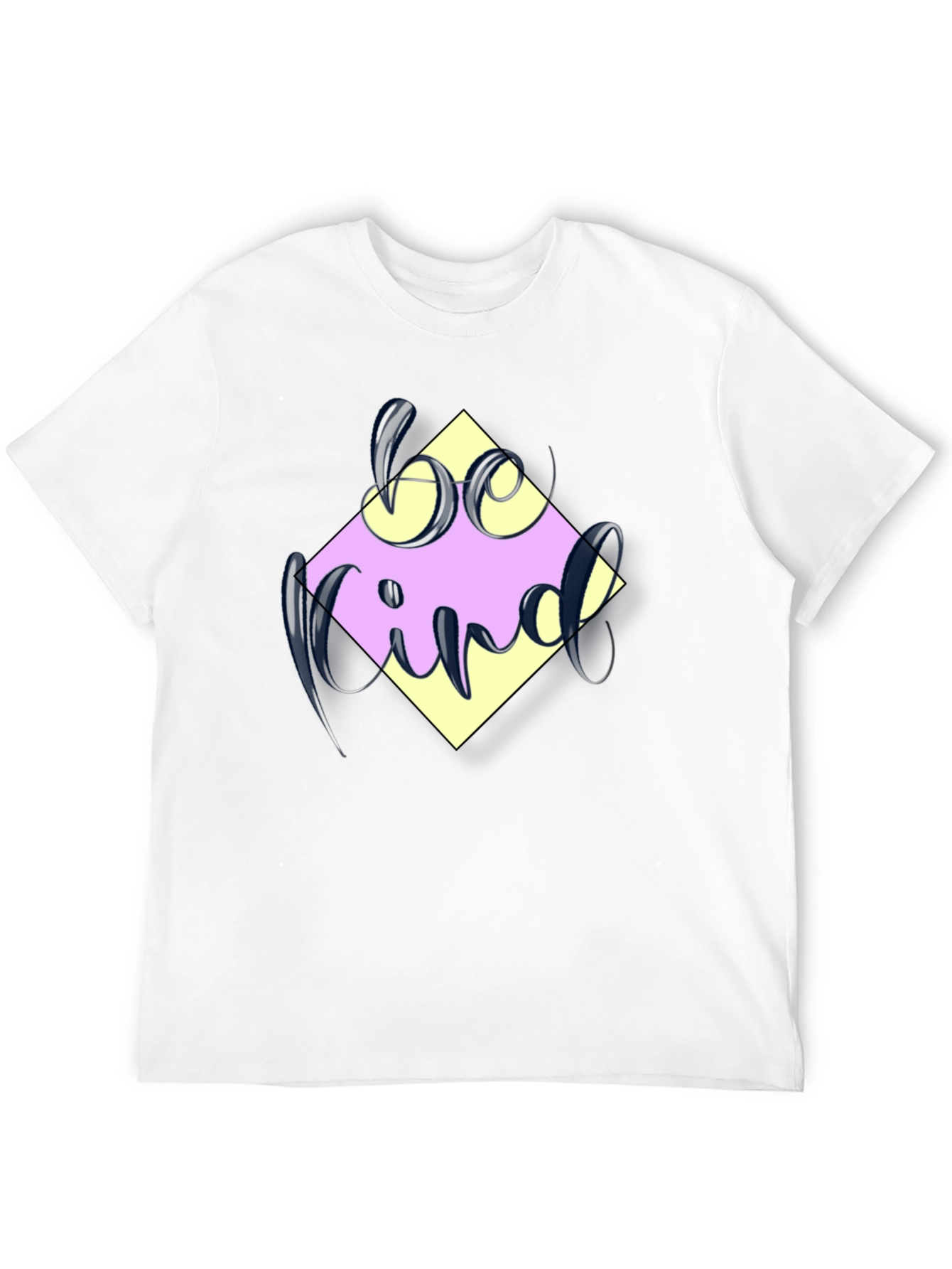 Black Be Kind Graphic Tee - Trendy Casual T-Shirt view 12