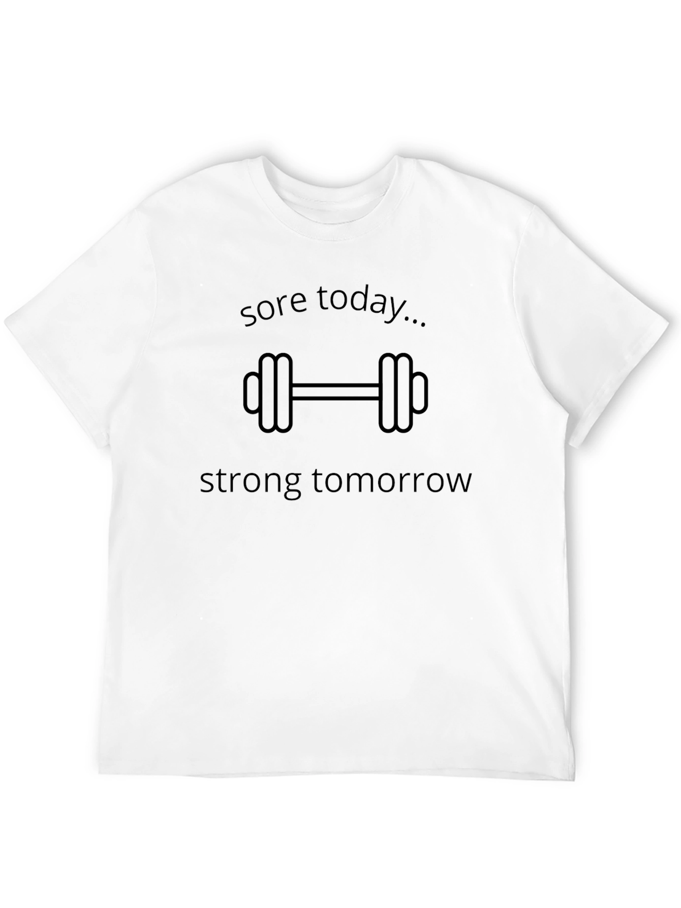 Black Sore Today Strong Tomorrow Graphic T-Shirt view 12