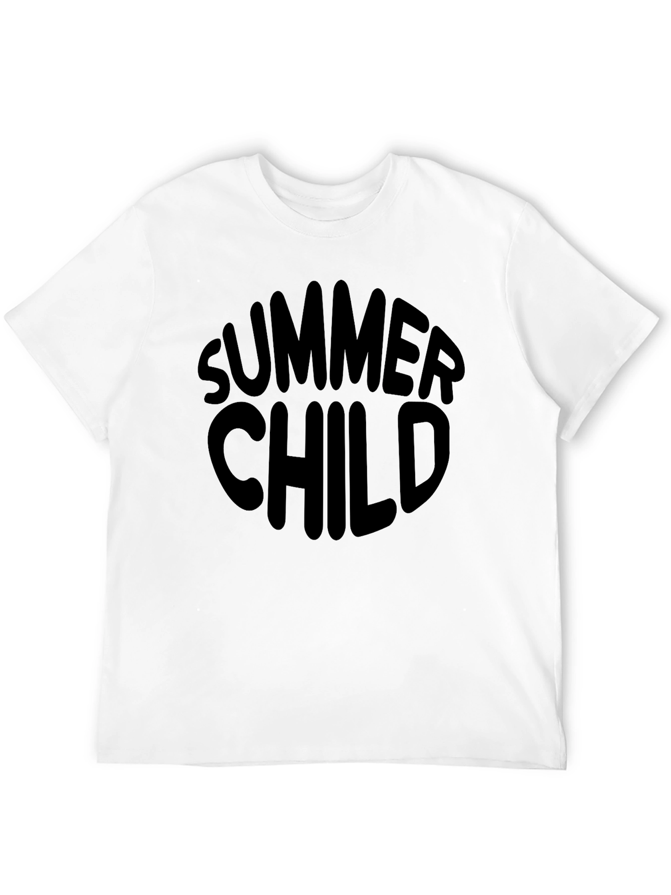 Black Summer Child Graphic T-Shirt view 12