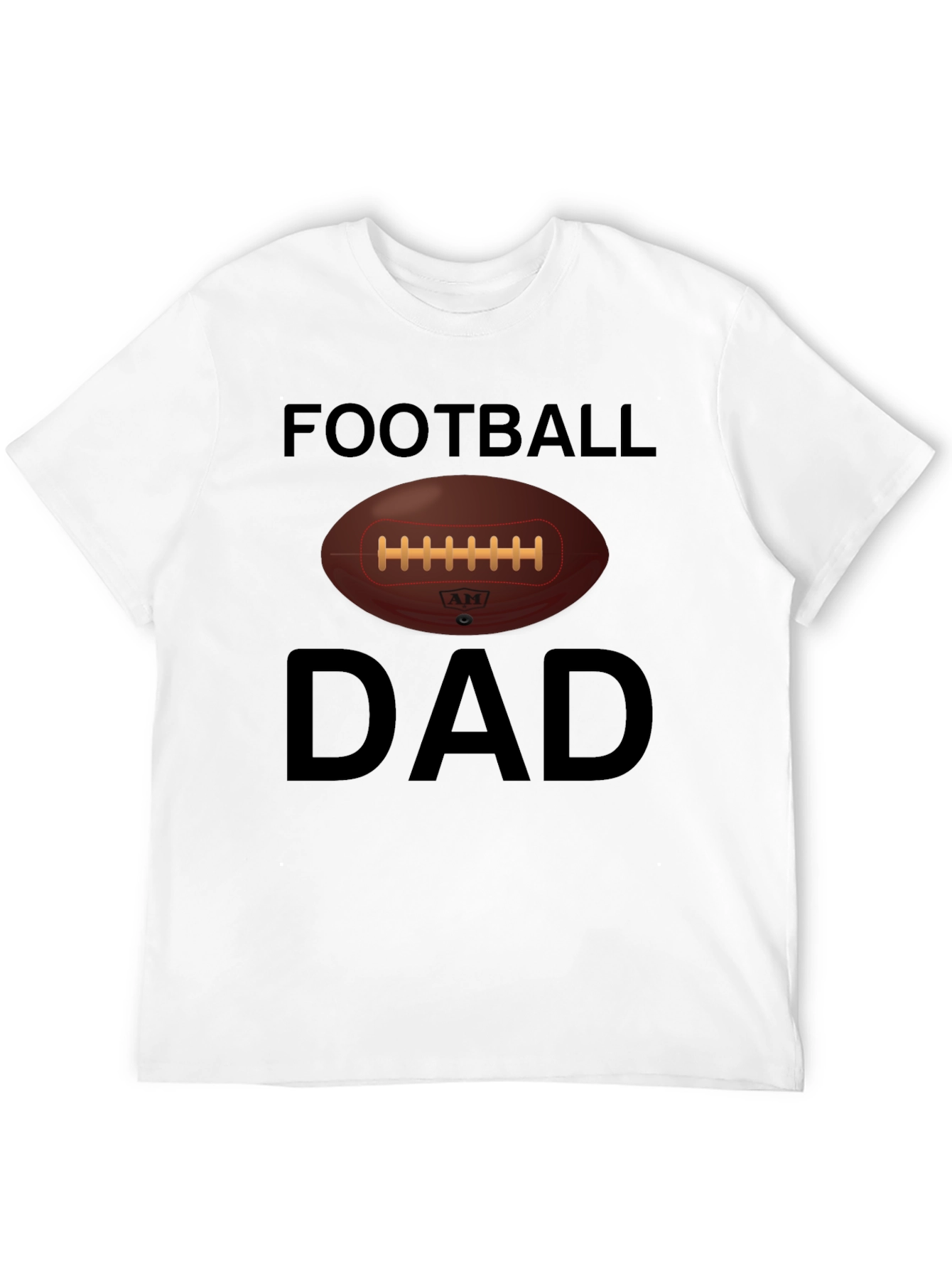 Black Football Dad Graphic T-Shirt view 12