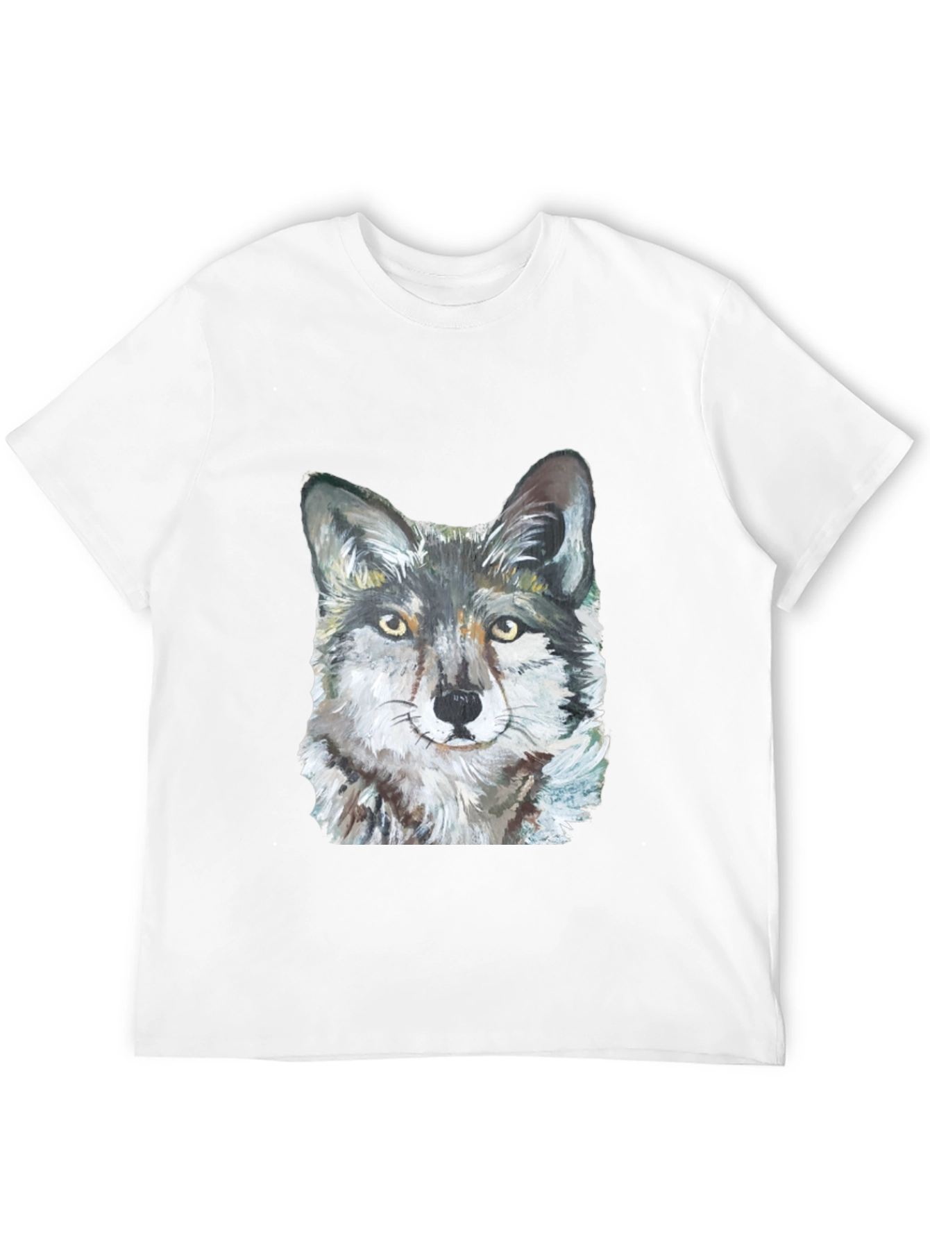 Black Wolf Graphic Tee - Black Cotton Blend view 12