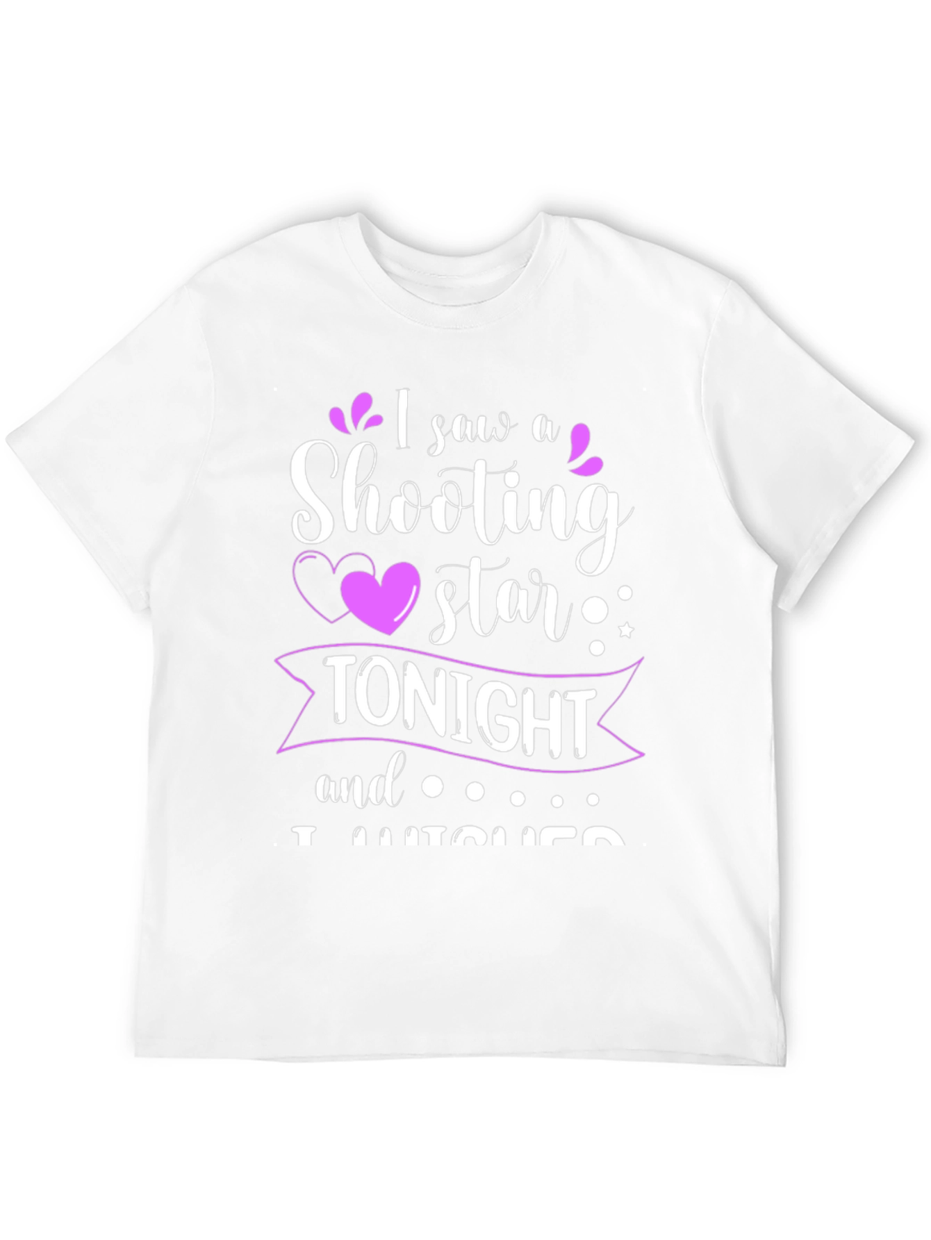 Black Shooting Star Wish T-Shirt - Black view 12