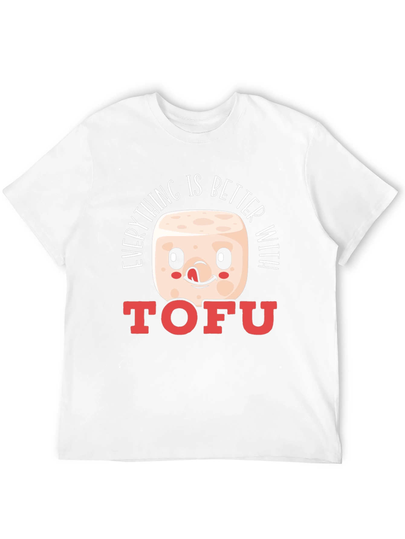 Black Everything is Better with Tofu T-Shirt view 12