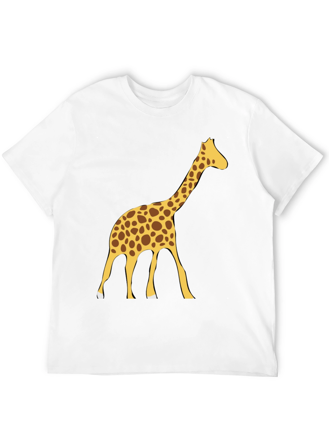 Black Giraffe Graphic Tee - Black Cotton Blend view 12