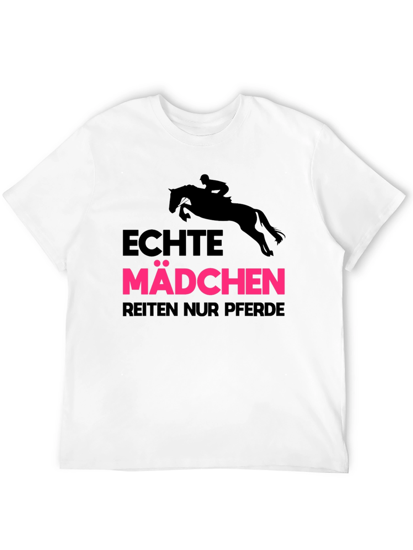 Black Echte Madchen Reiten Nur Pferde Black T-Shirt view 12