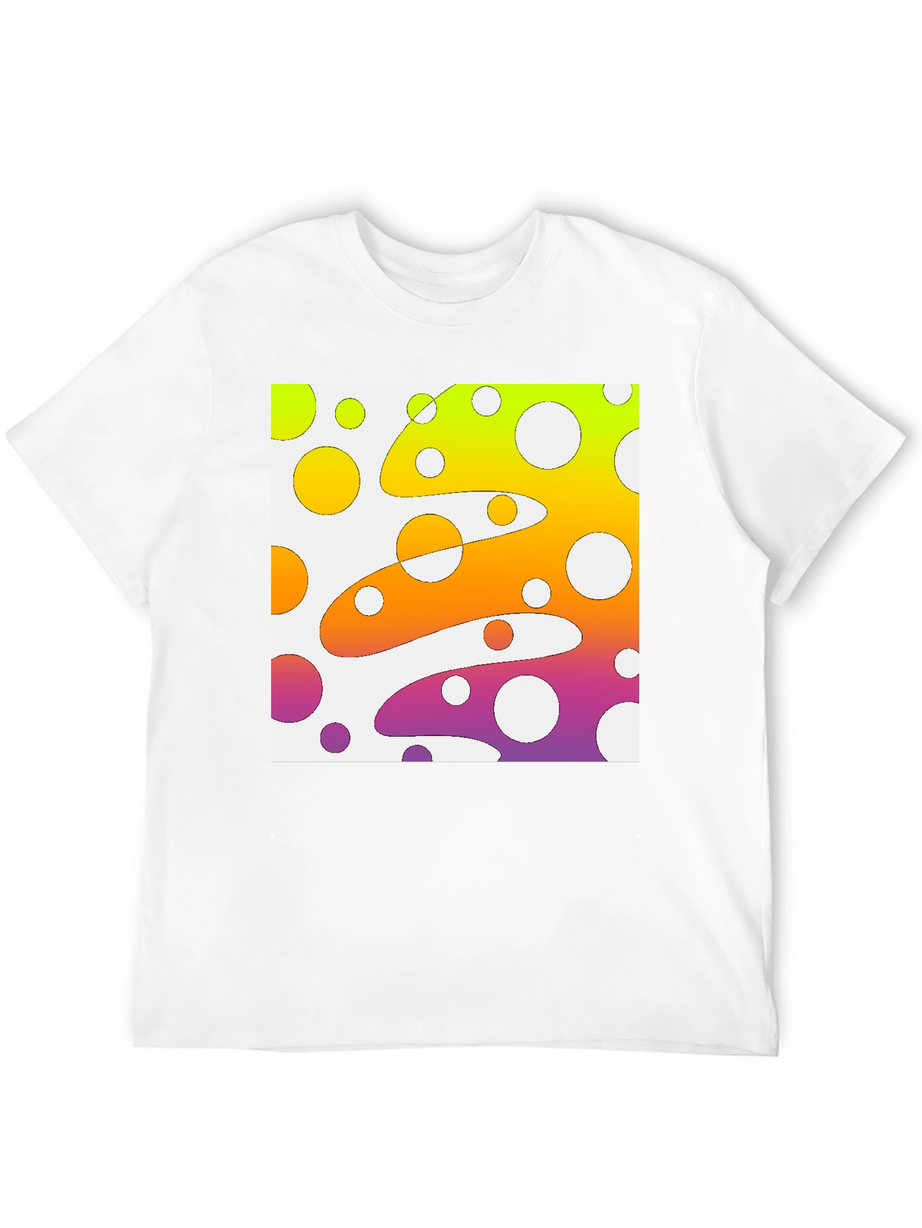 Black Funky Bubble T-Shirt - Groovy Retro Style view 12