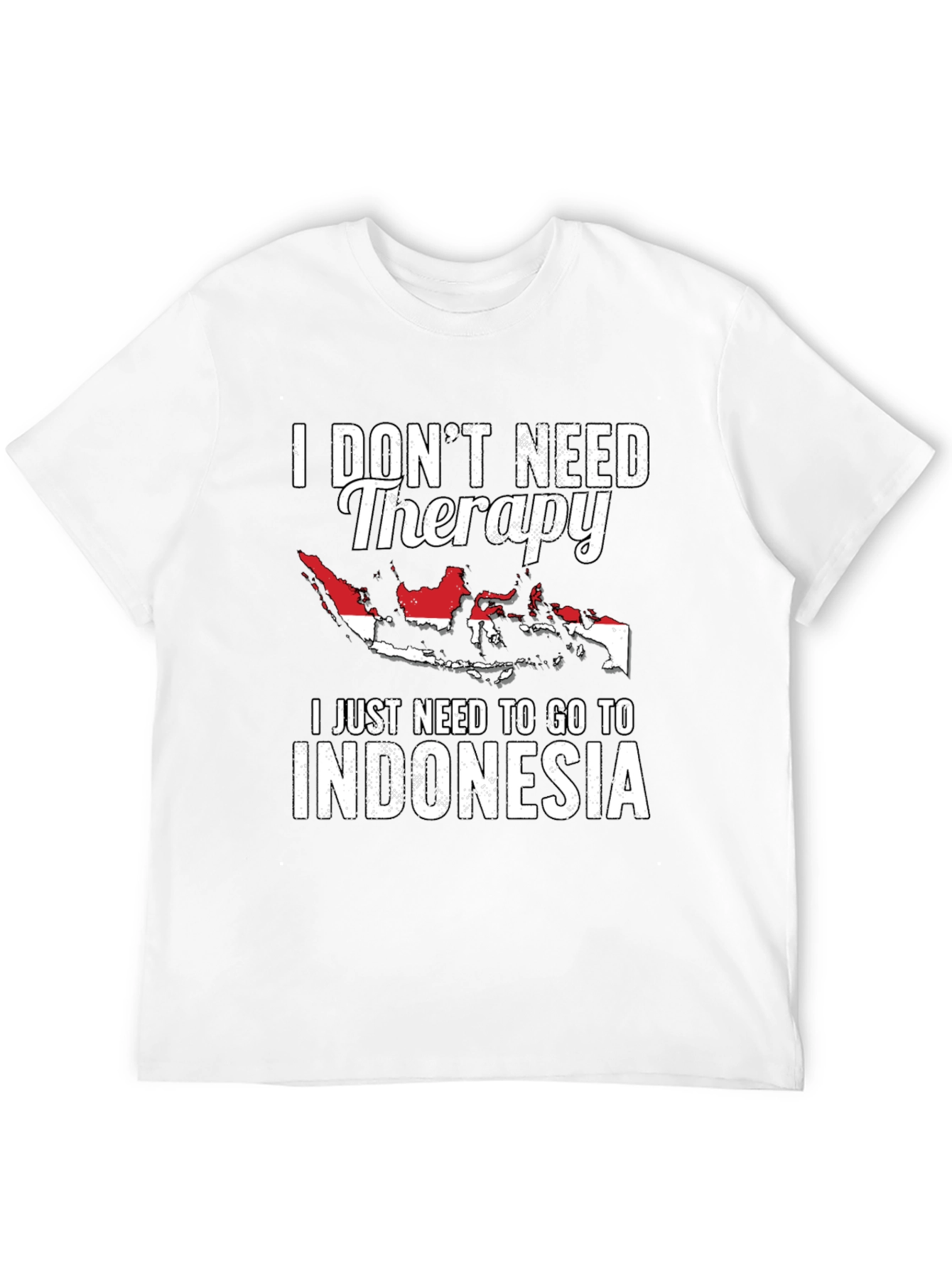 Black Indonesia Therapy Graphic Tee - Black Cotton Comfort view 12