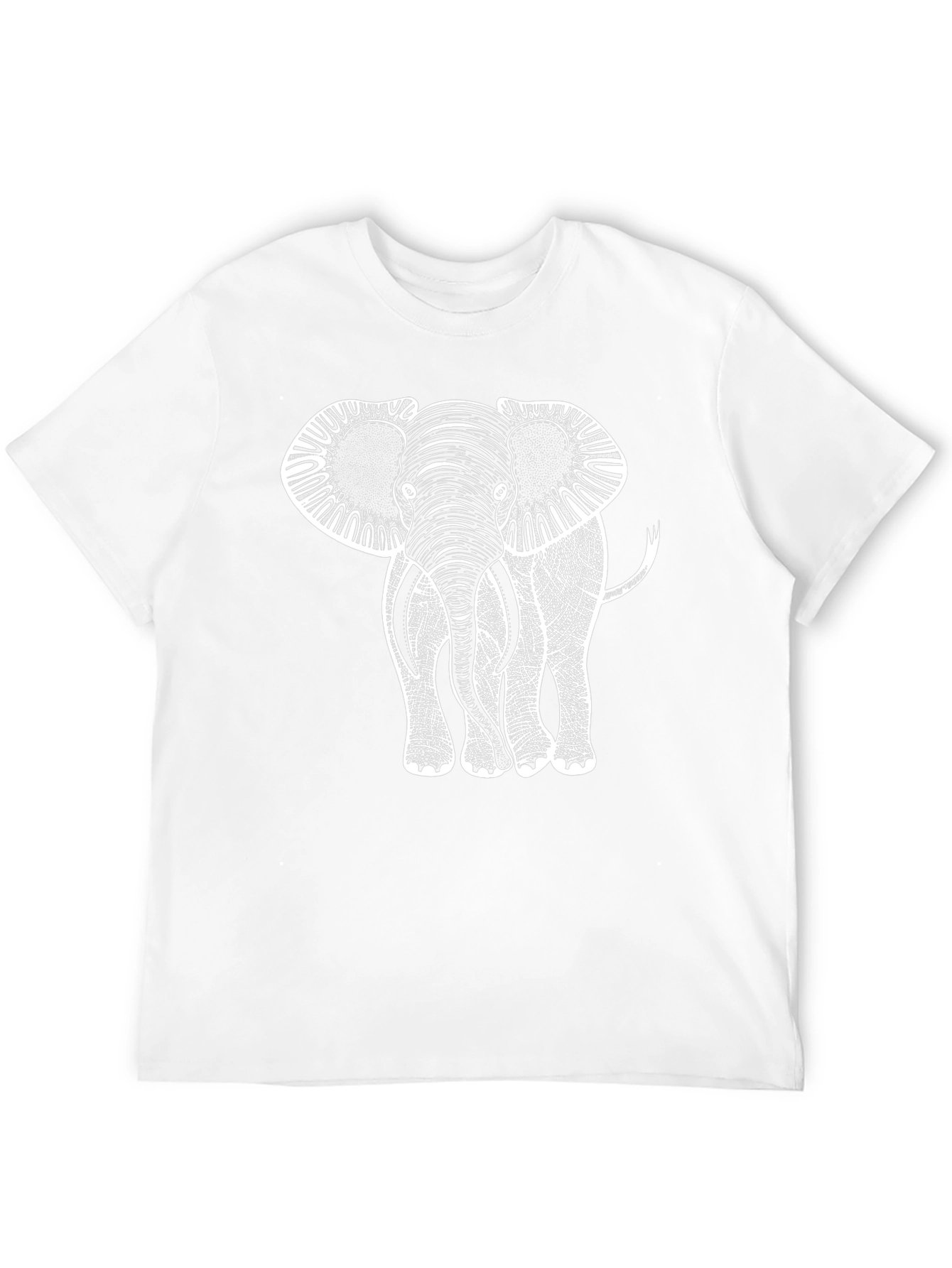Black Elephant Graphic Black T-Shirt view 12