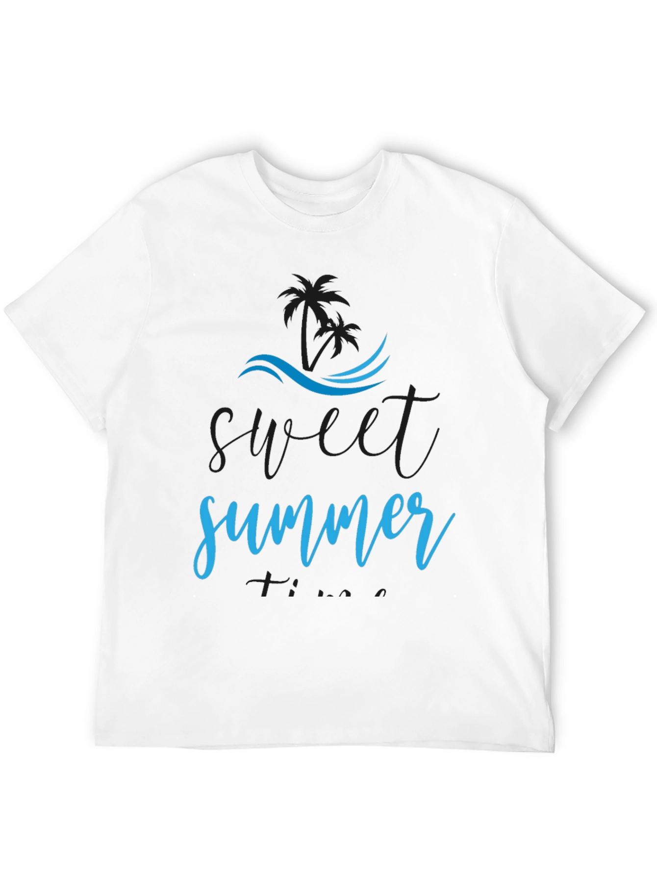 Black Sweet Summer T-Shirt - Beach Vibes view 12