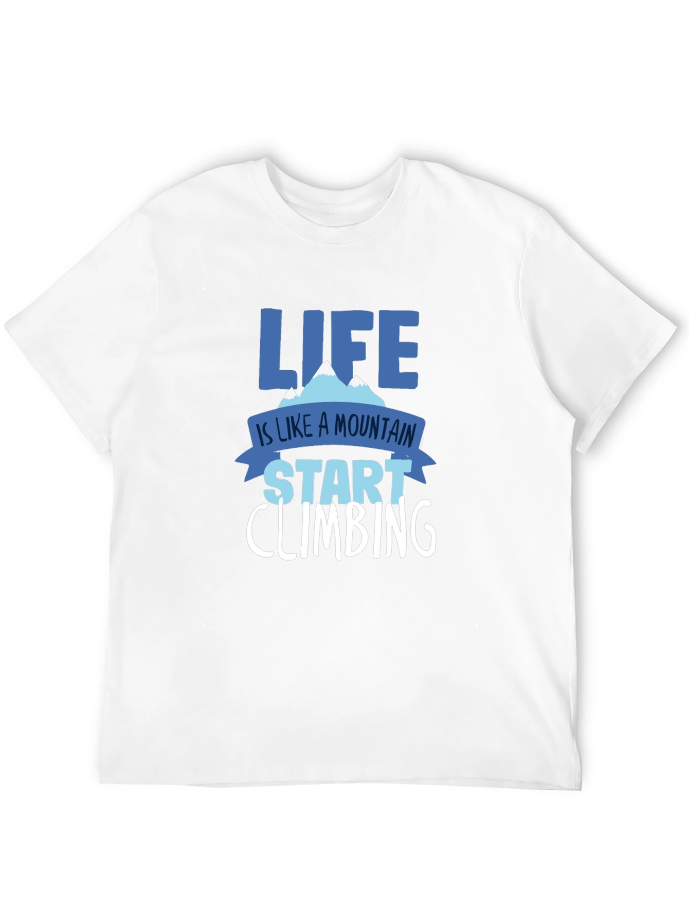 Black Life is a Mountain Climbing T-Shirt view 12