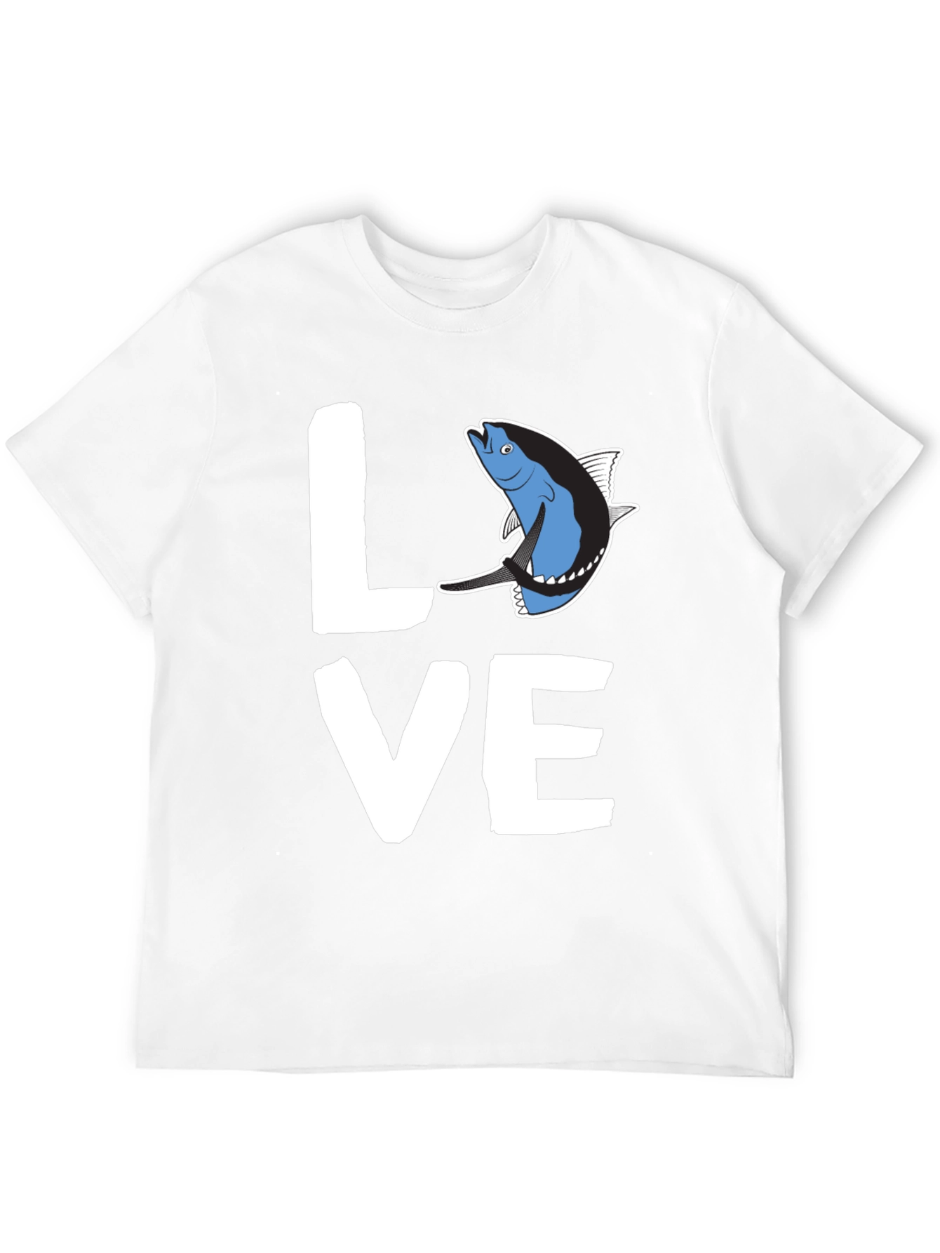 Black Love Tuna T-Shirt - Black Graphic Tee view 12