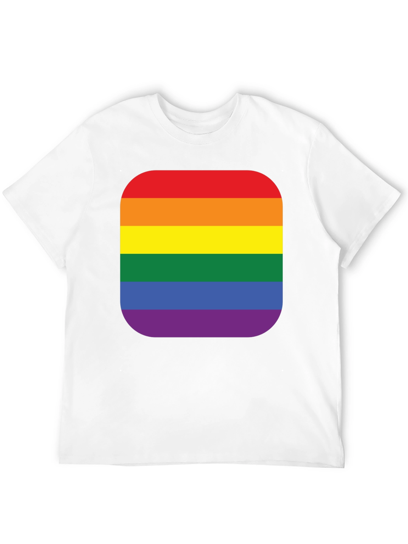 Black Pride Rainbow Stripe T-Shirt - Black Cotton Blend view 12