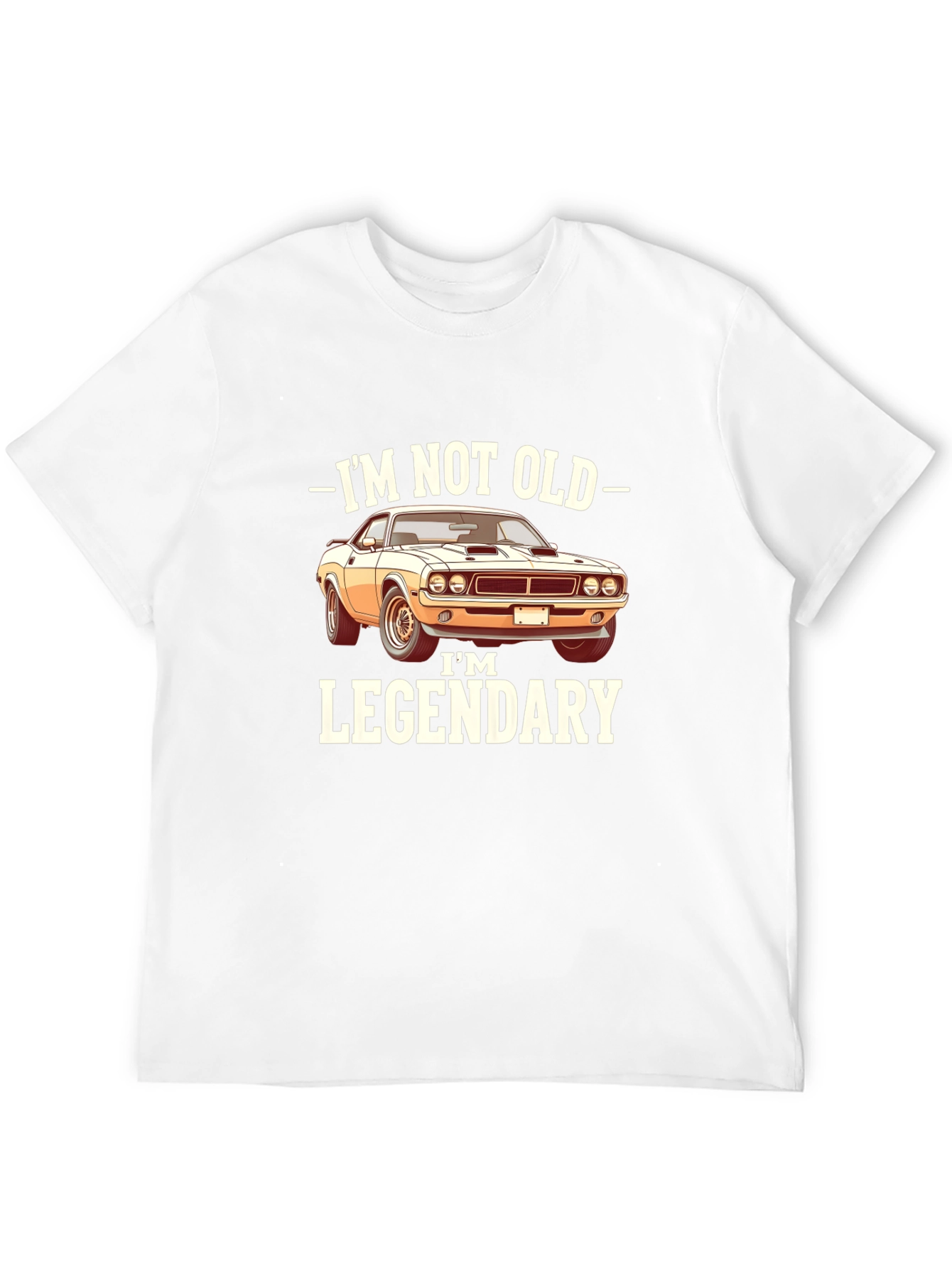Black I'm Not Old I'm Legendary Car T-Shirt view 12