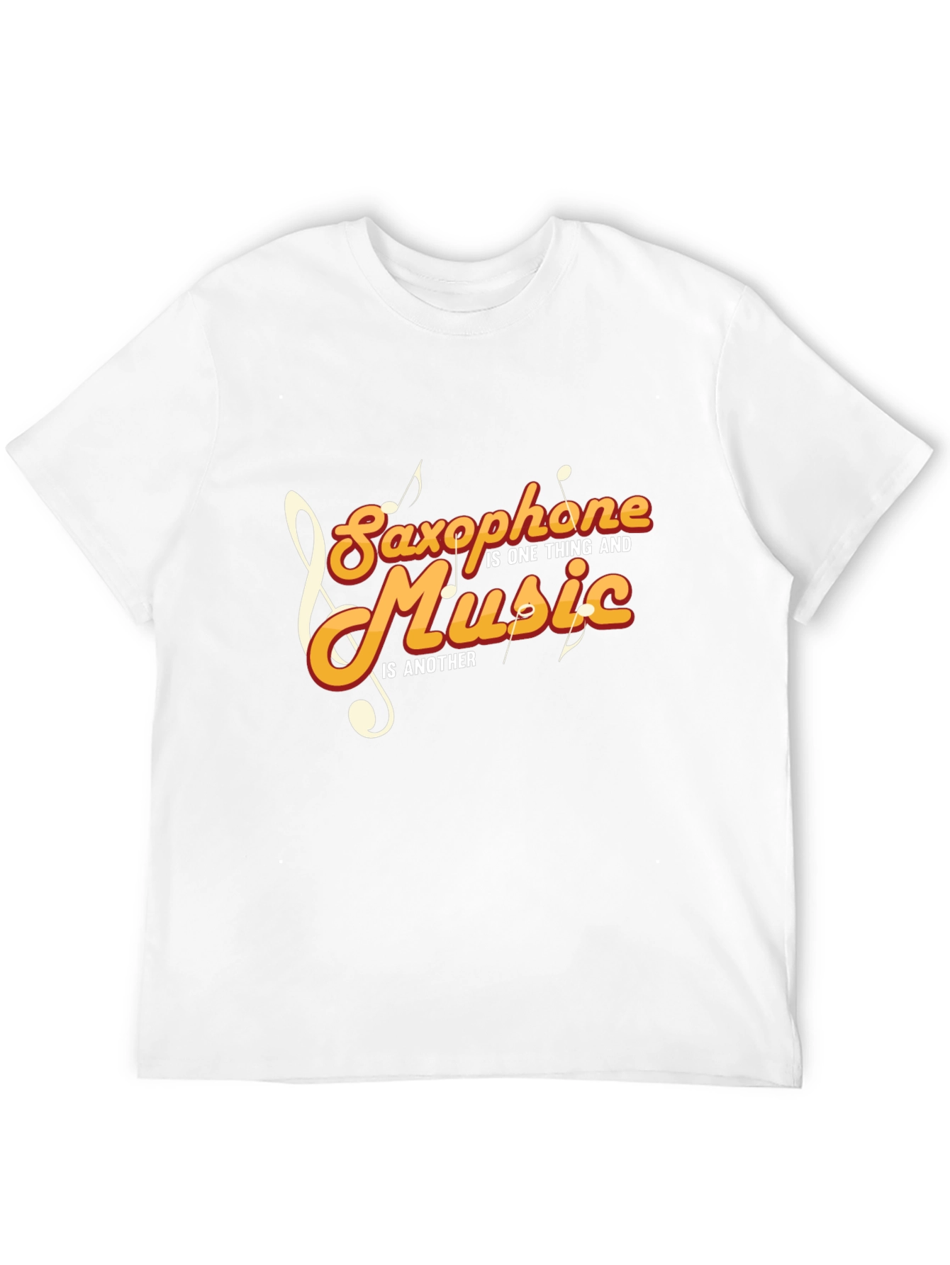 Black Saxophone and Music Graphic T-Shirt - Stylish Black Tee view 12