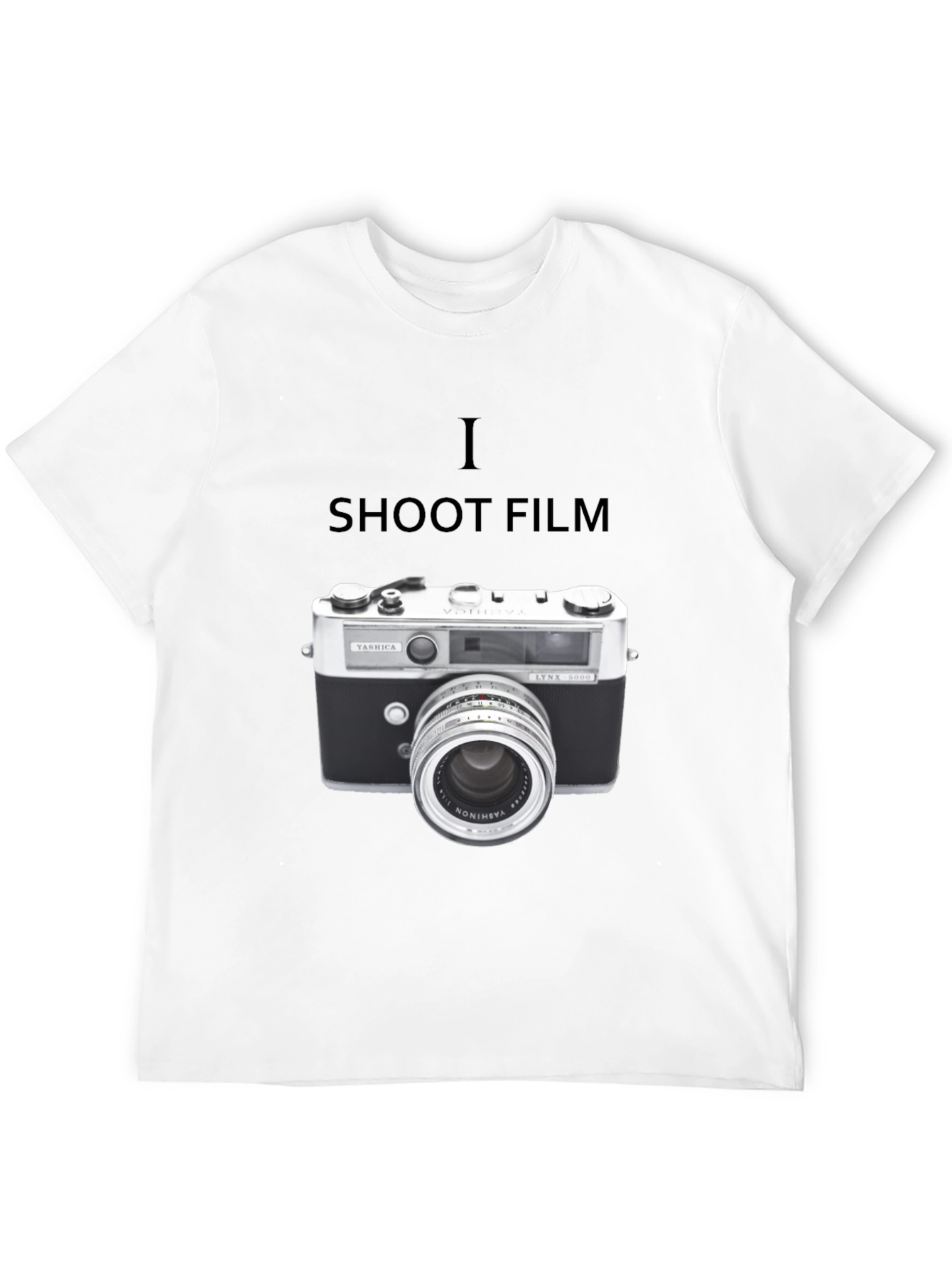 Black I Shoot Film T-Shirt - Vintage Camera Graphic Tee view 12