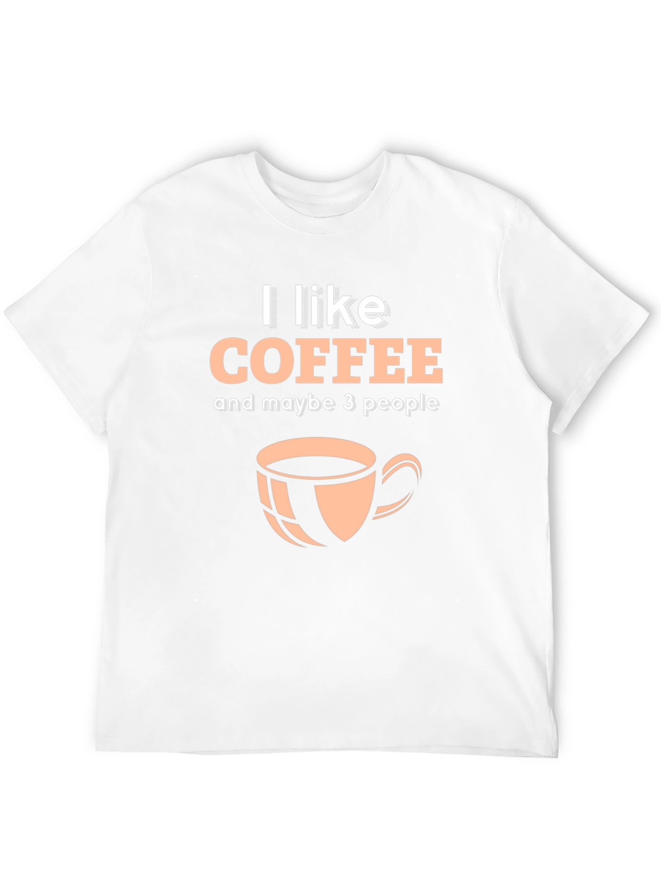 Black I Like Coffee Graphic T-Shirt - Black, Crew Neck view 12
