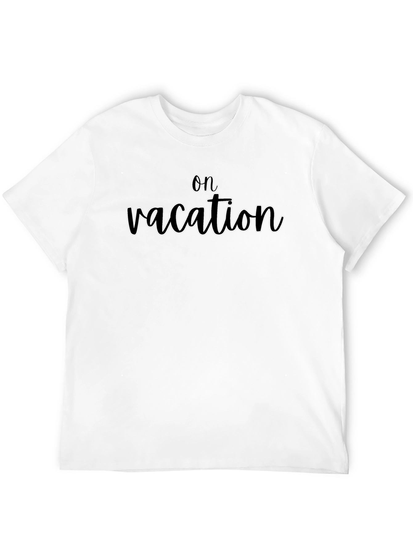 Black On Vacation Graphic Tee - Black T-Shirt view 12
