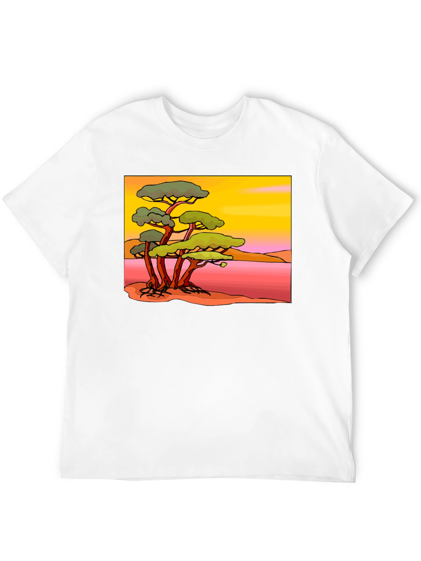 Black African Savanna Graphic Tee view 12