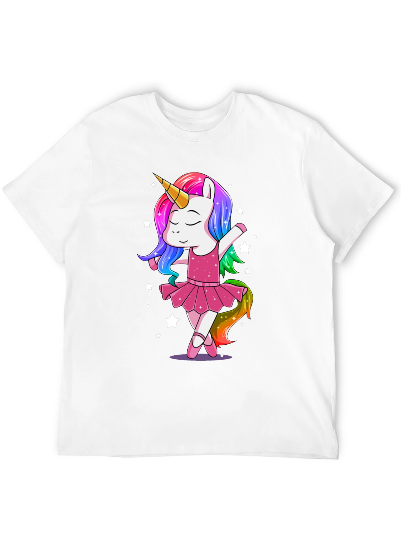 Black Unicorn Ballerina Graphic Tee view 12