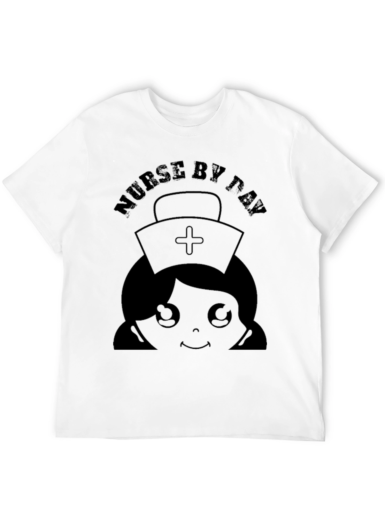 Black Nurse By Day Graphic T-Shirt view 12