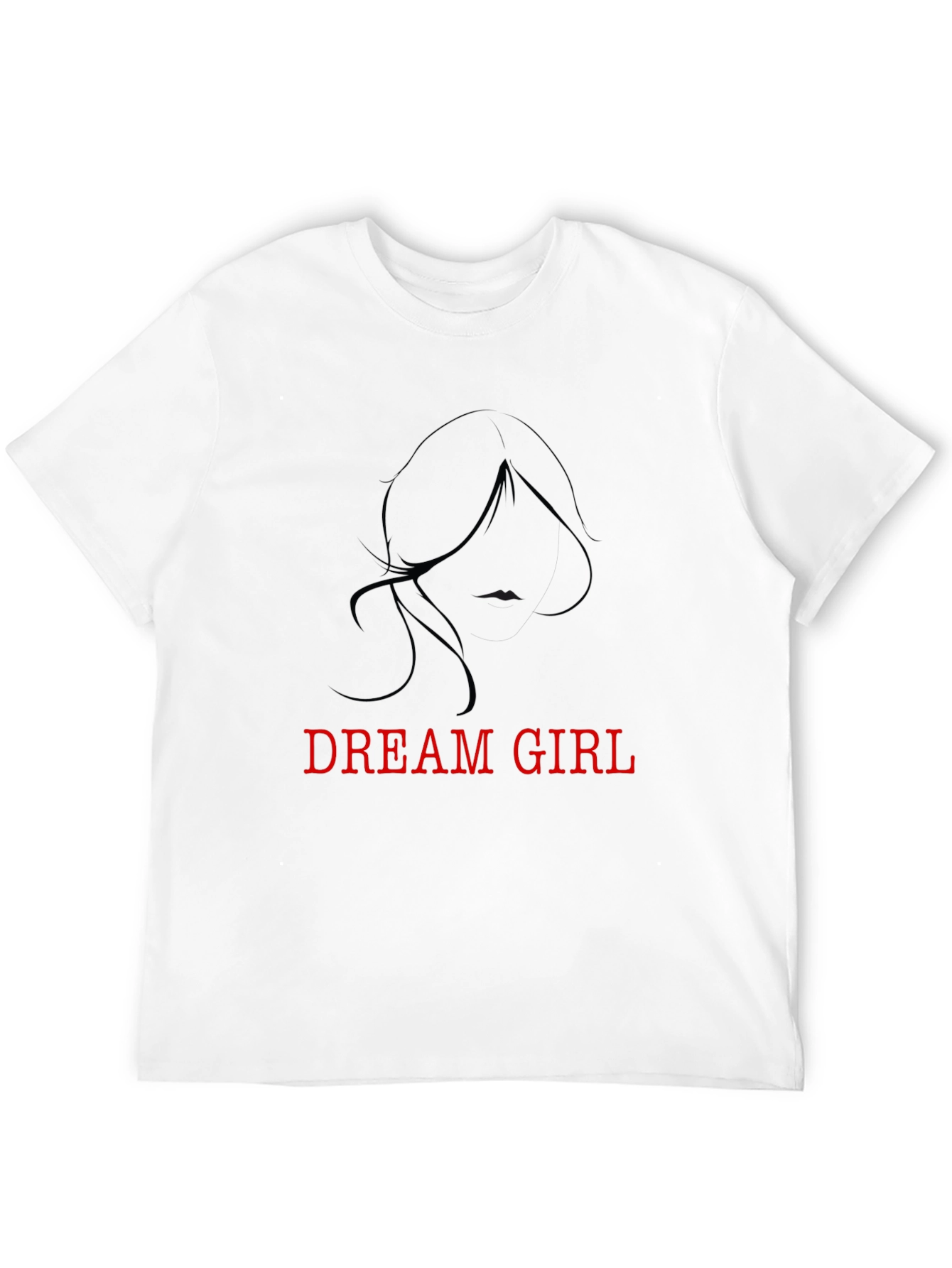 Black Dream Girl Black Tee - Stylish Graphic T-Shirt view 12