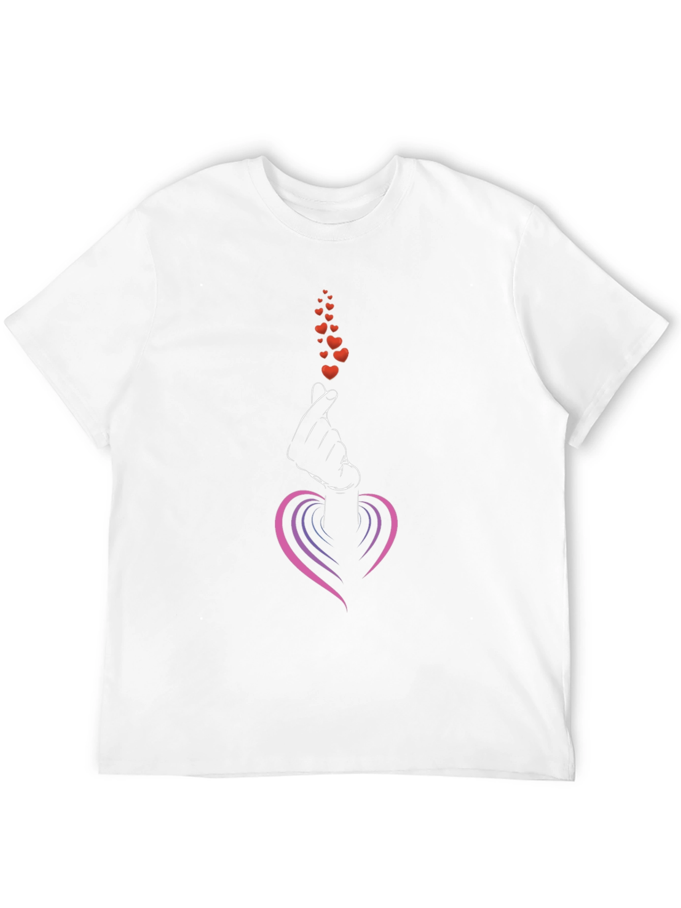 Black Love Gesture Graphic Tee view 12