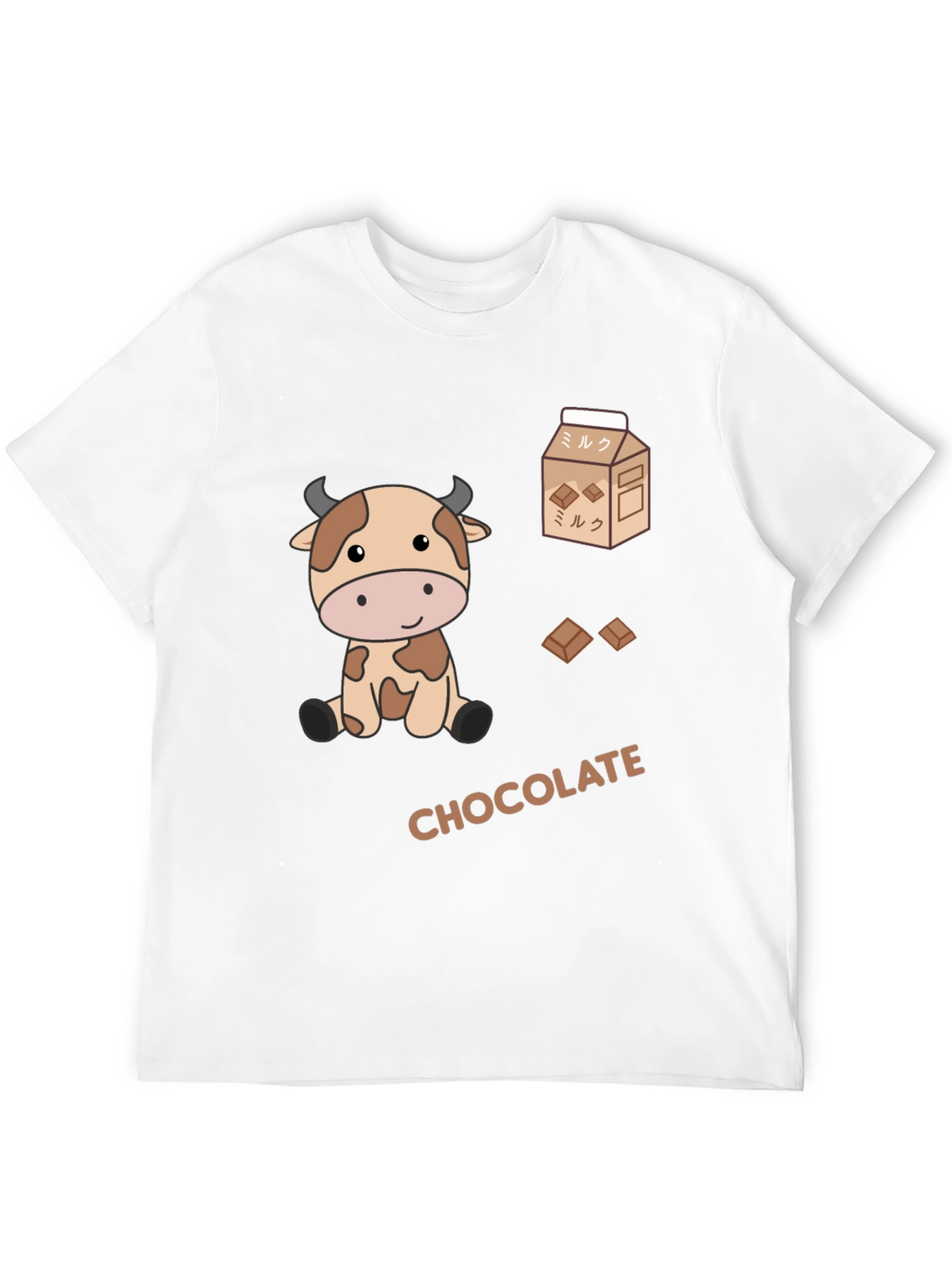 Black Chocolate Milk Cow Graphic Tee view 12