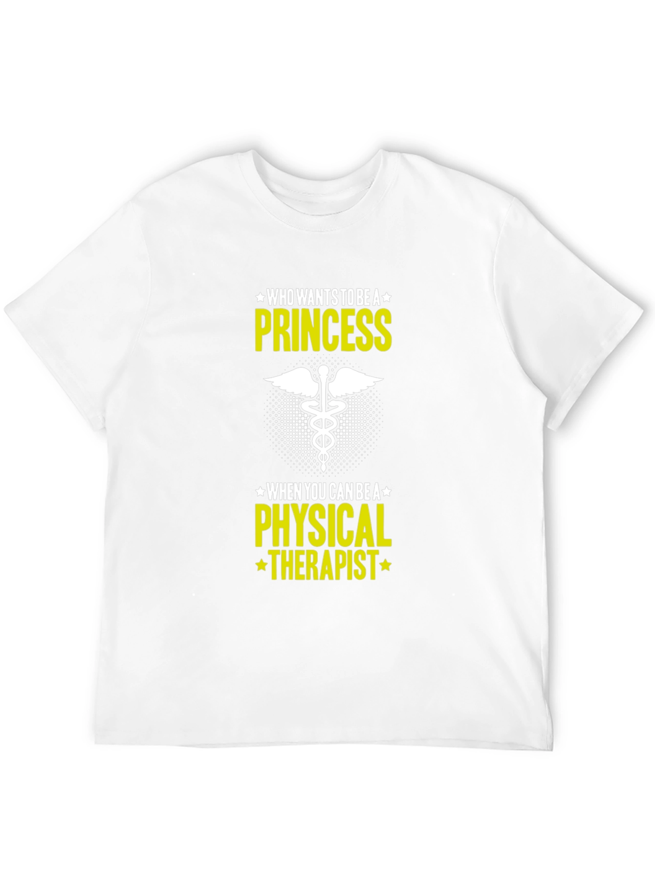Black Physical Therapist T-Shirt - Princess Alternative view 12