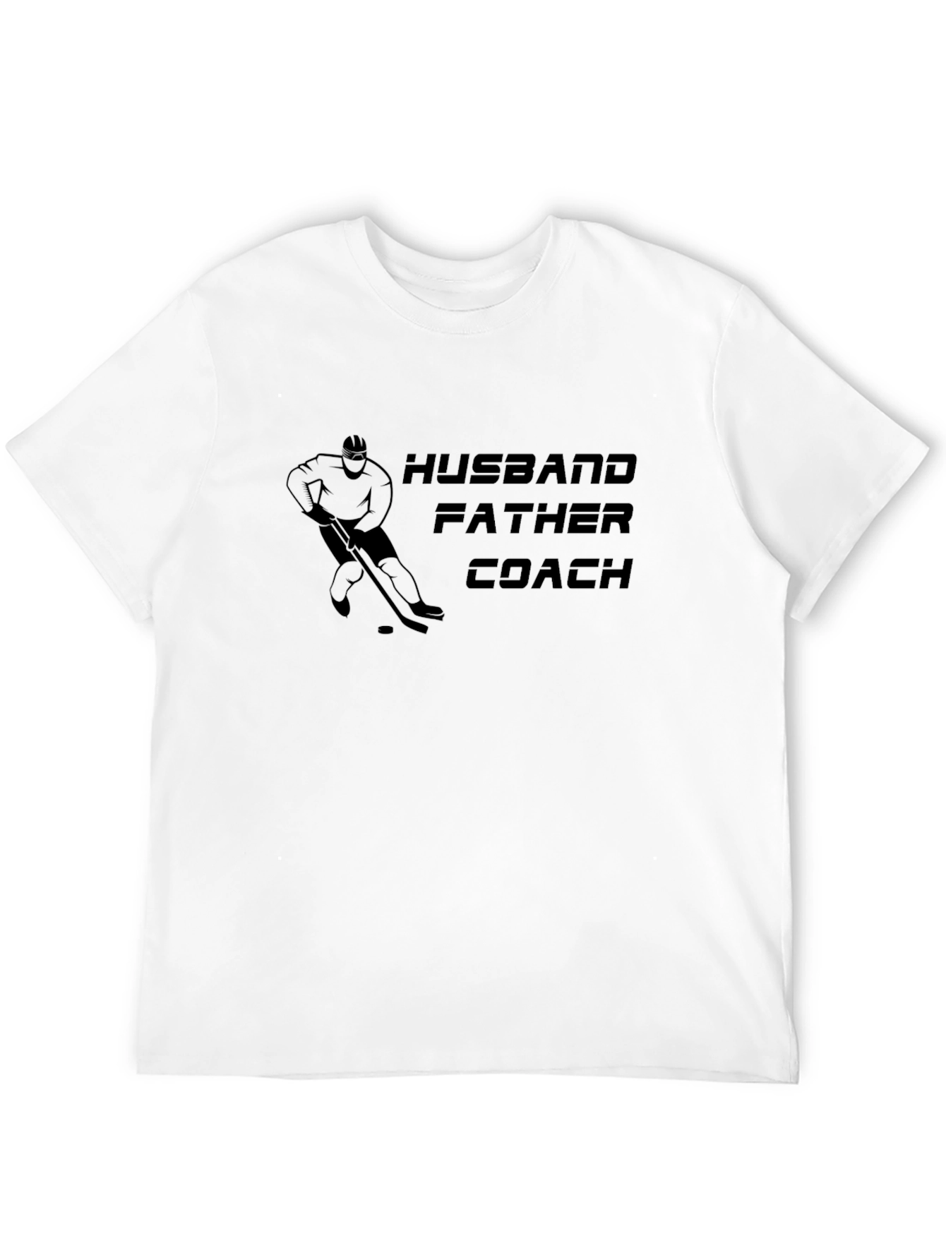 Black Husband Father Coach T-Shirt view 12