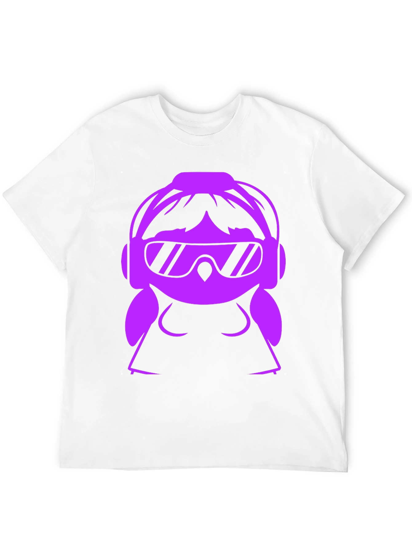 Black DJ Girl Graphic T-Shirt - Black view 12