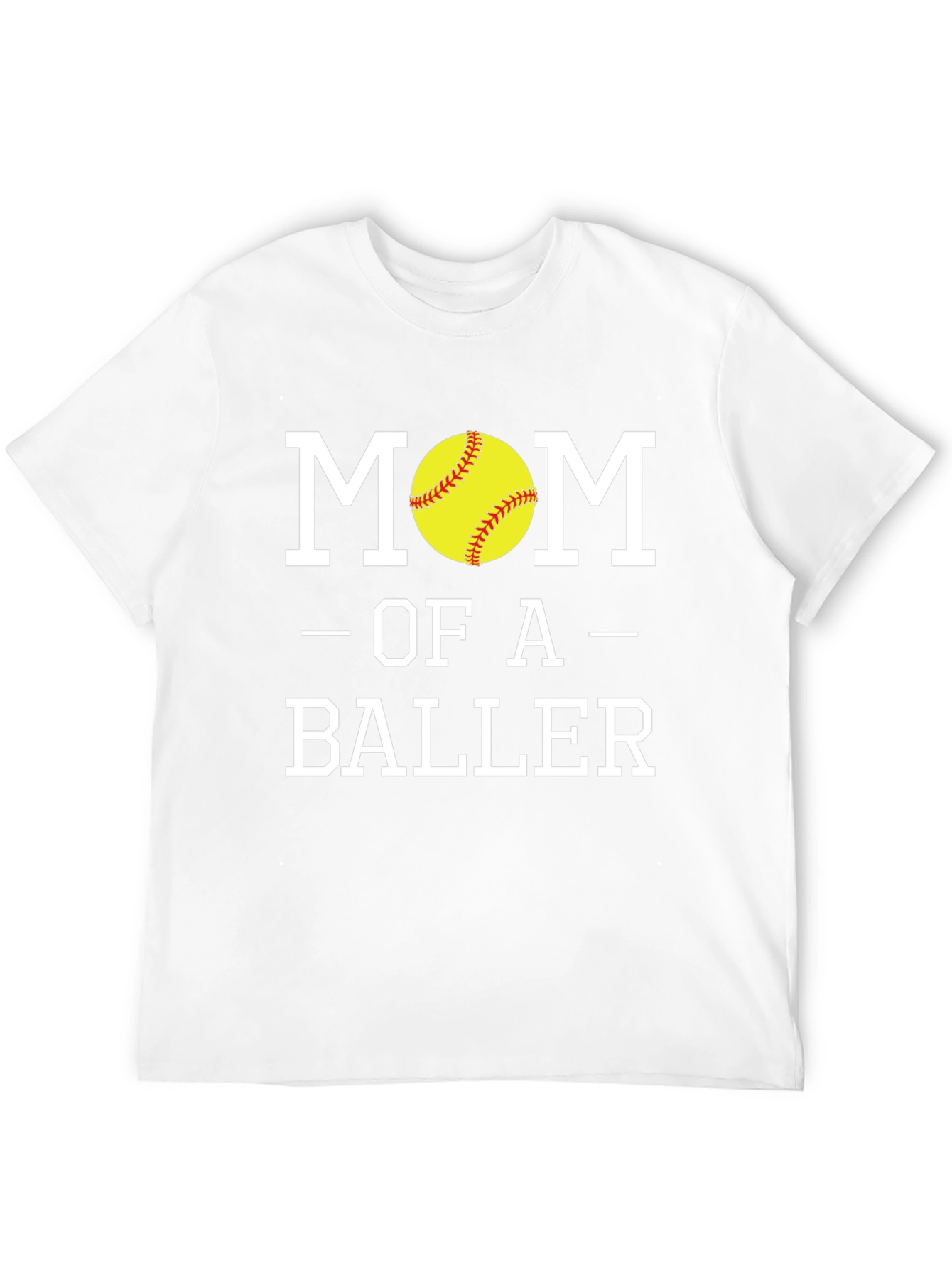 Black Mom of a Baller Graphic T-Shirt view 12
